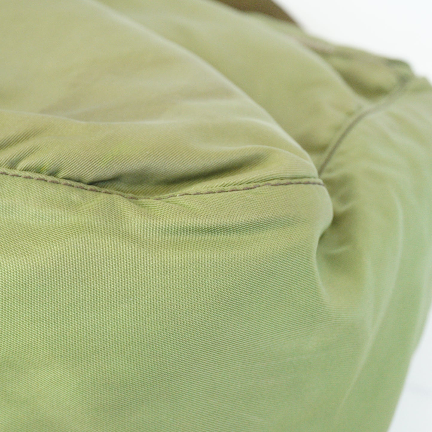 Prada Nylon Mesenger Bag Army Green Medium SHW