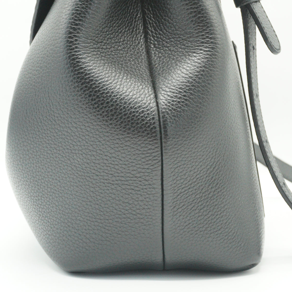 Polene Numero Un Crocodile Flap Black Medium GHW