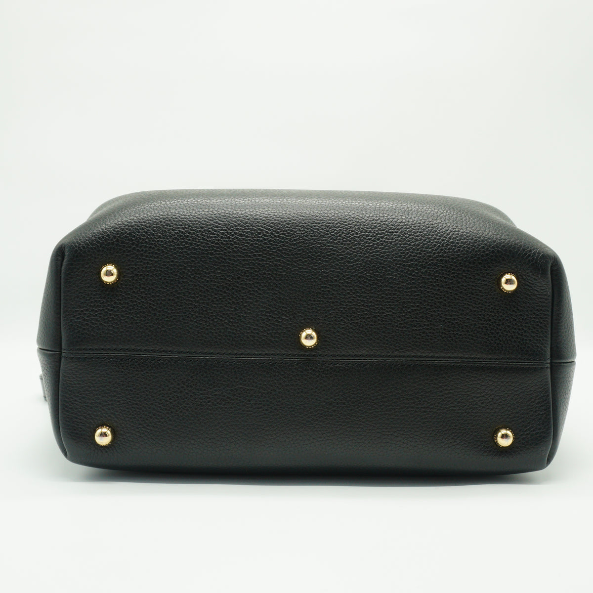 Polene Numero Un Crocodile Flap Black Medium GHW