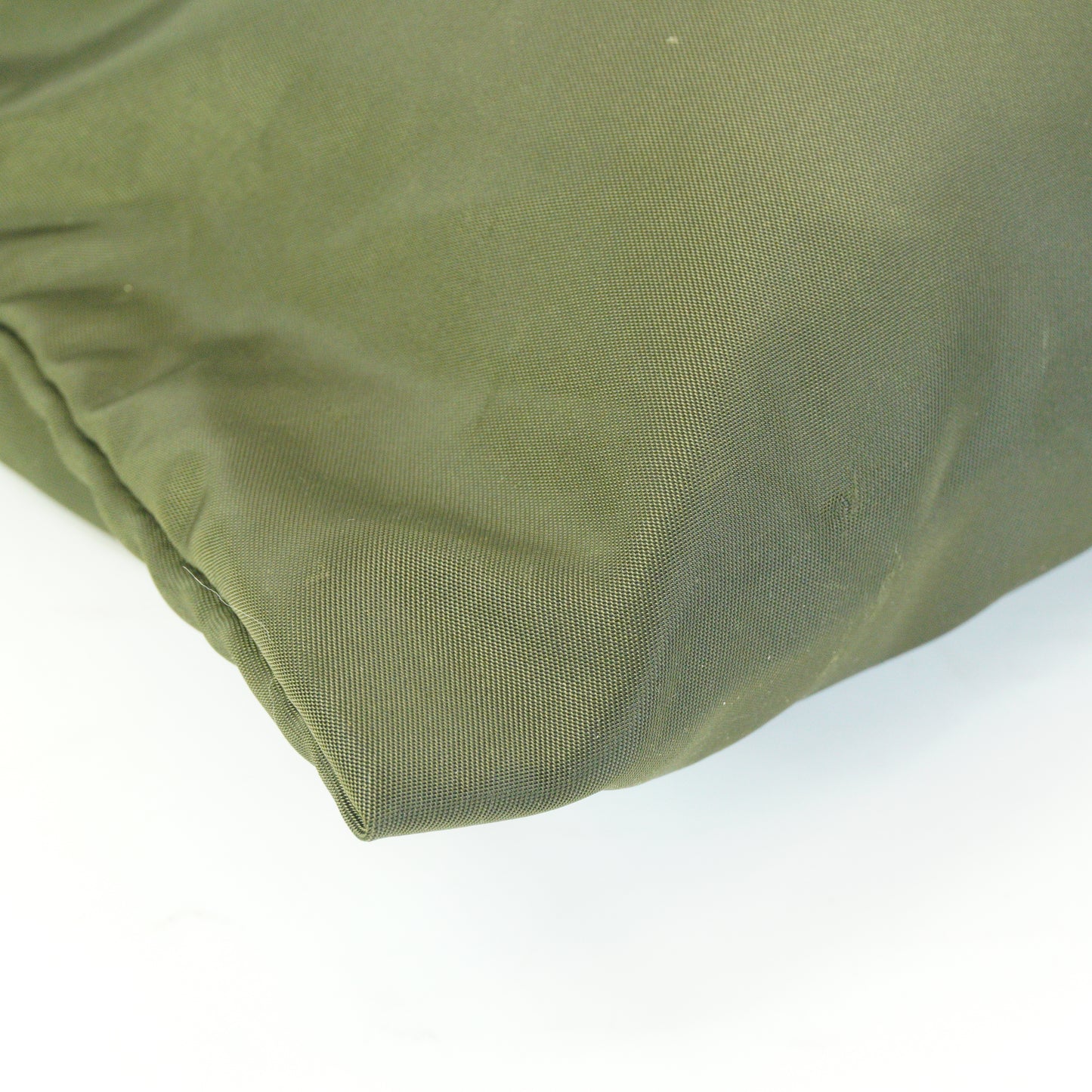 Prada Nylon Messenger Bag Army Green Medium SHW