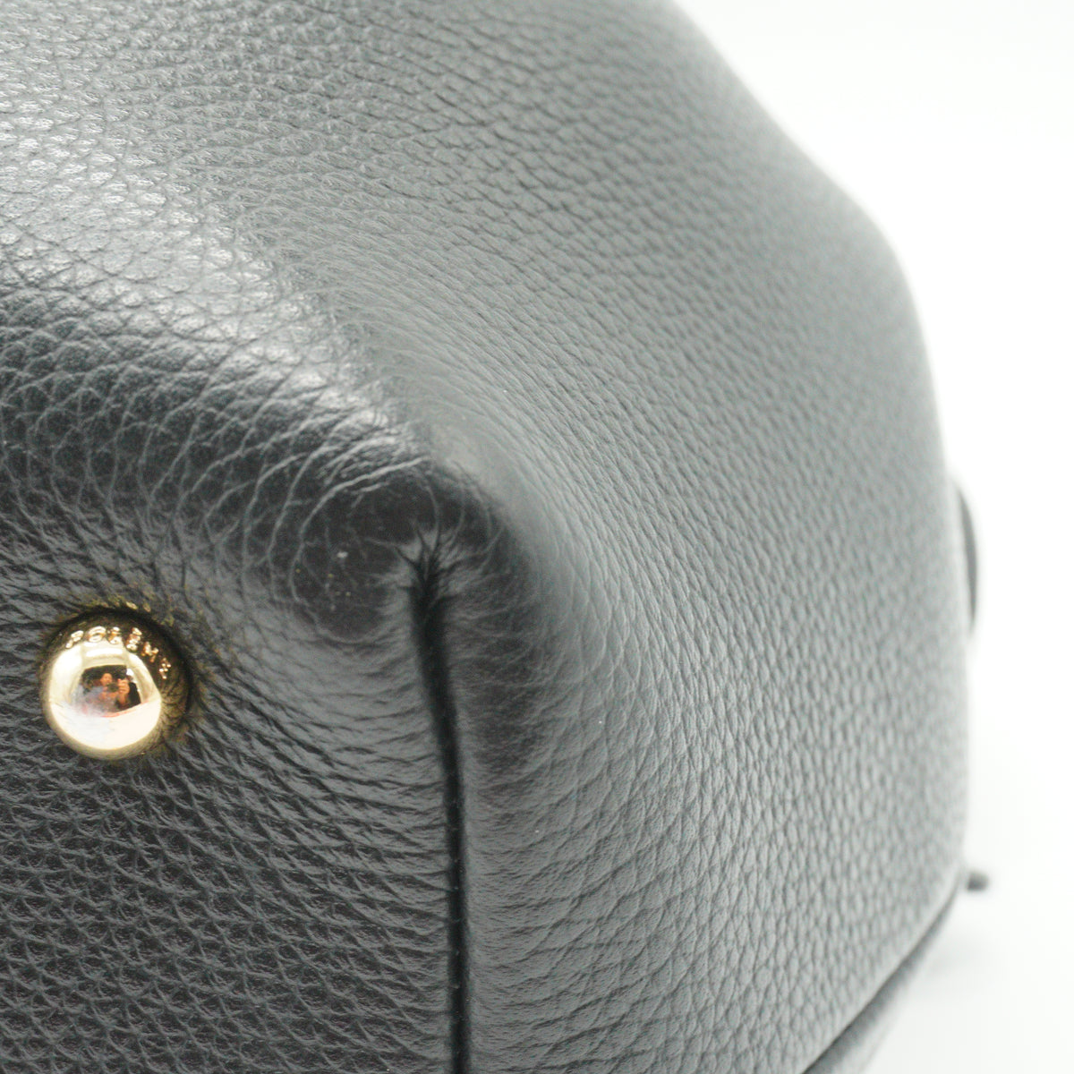 Polene Numero Un Crocodile Flap Black Medium GHW