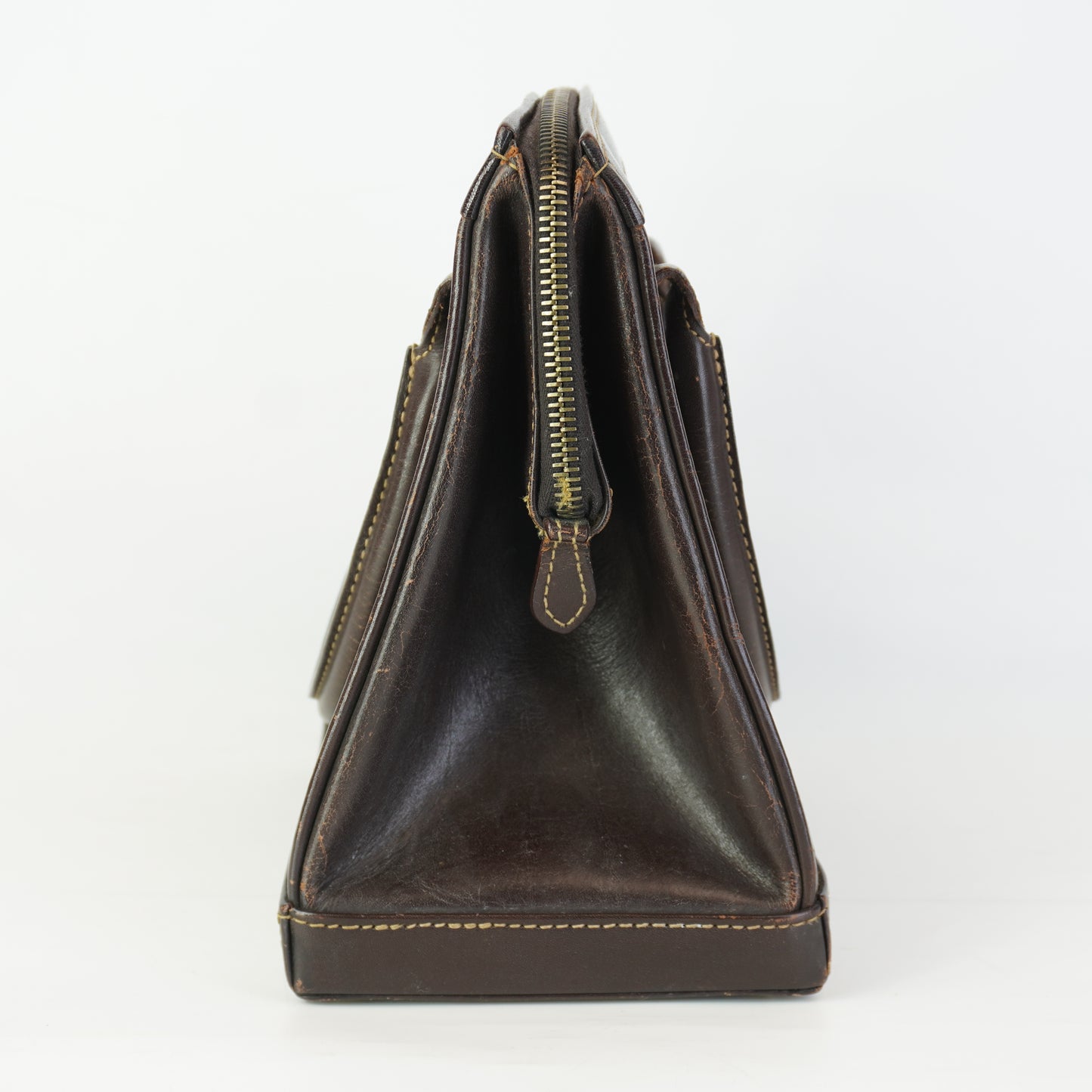 Fendi Vintage Convertible zip tote GHW Small