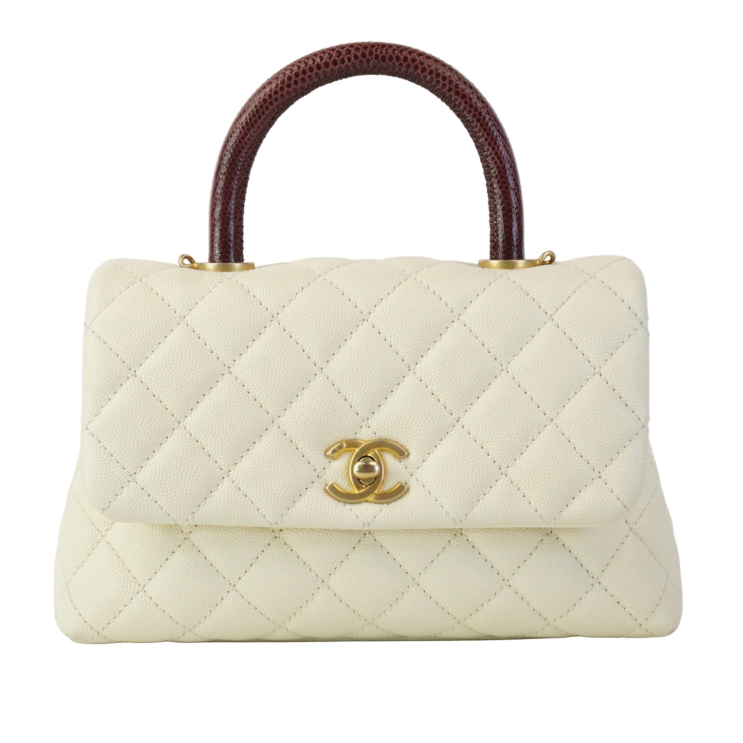 Chanel Coco Handle White