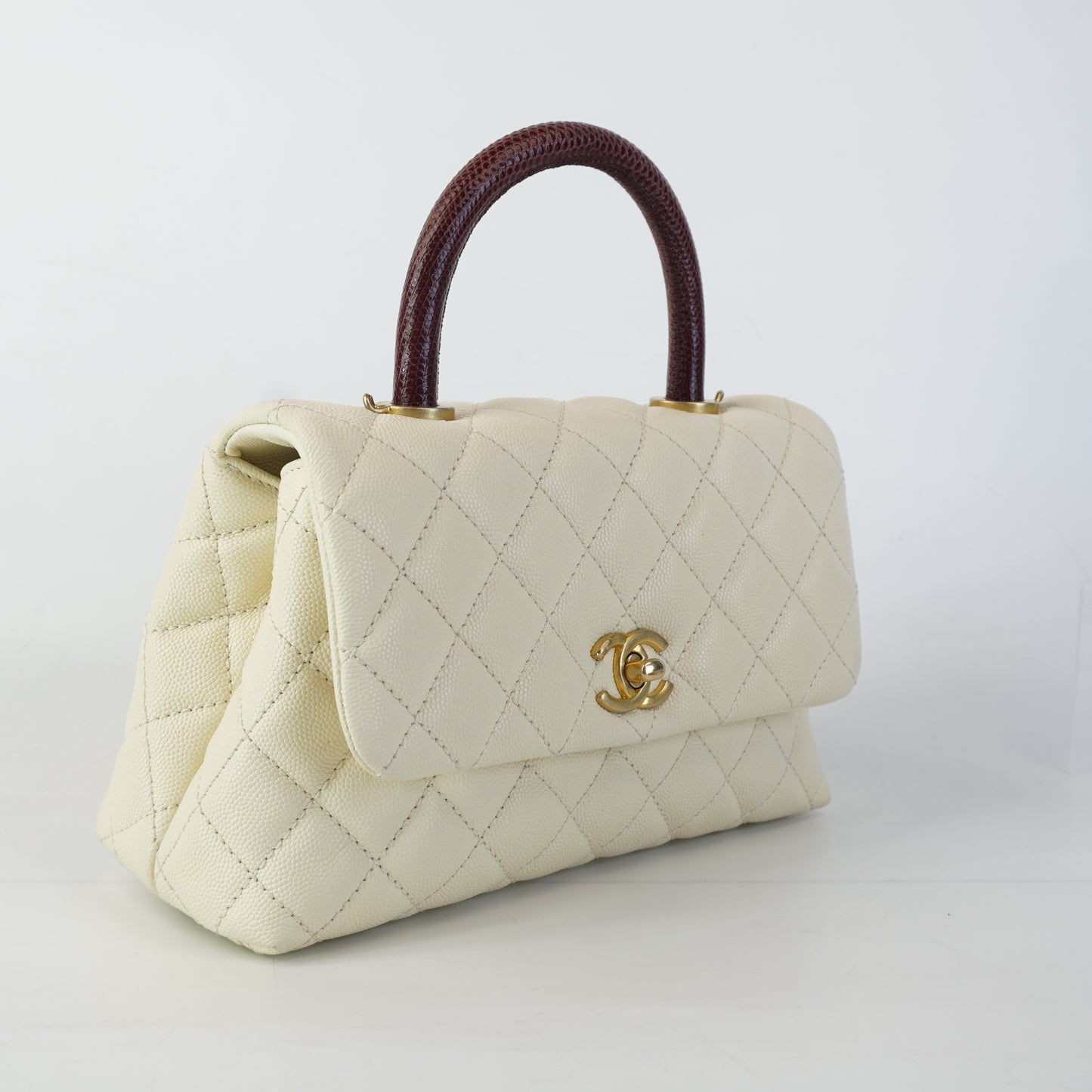 Chanel Coco Handle White