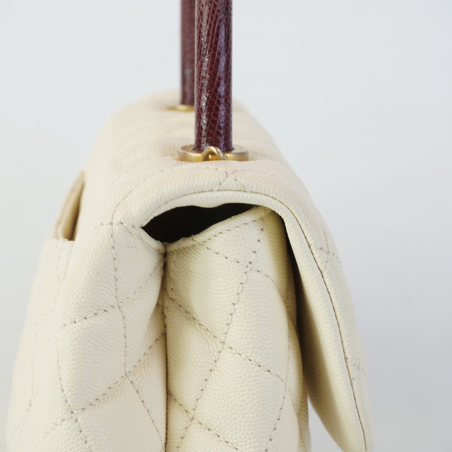 Chanel Coco Handle White