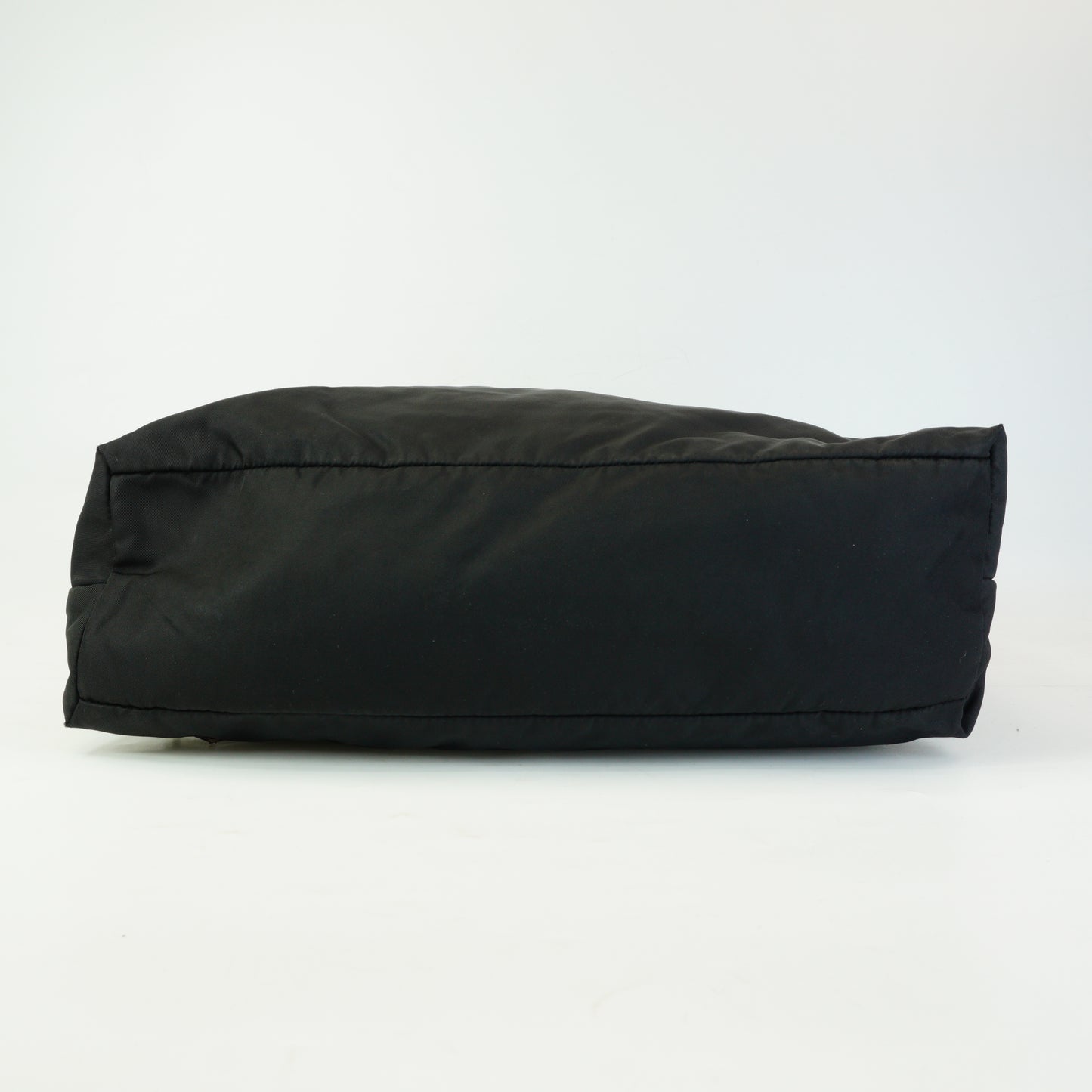 Prada Nylon Messenger Bag Black Large SHW