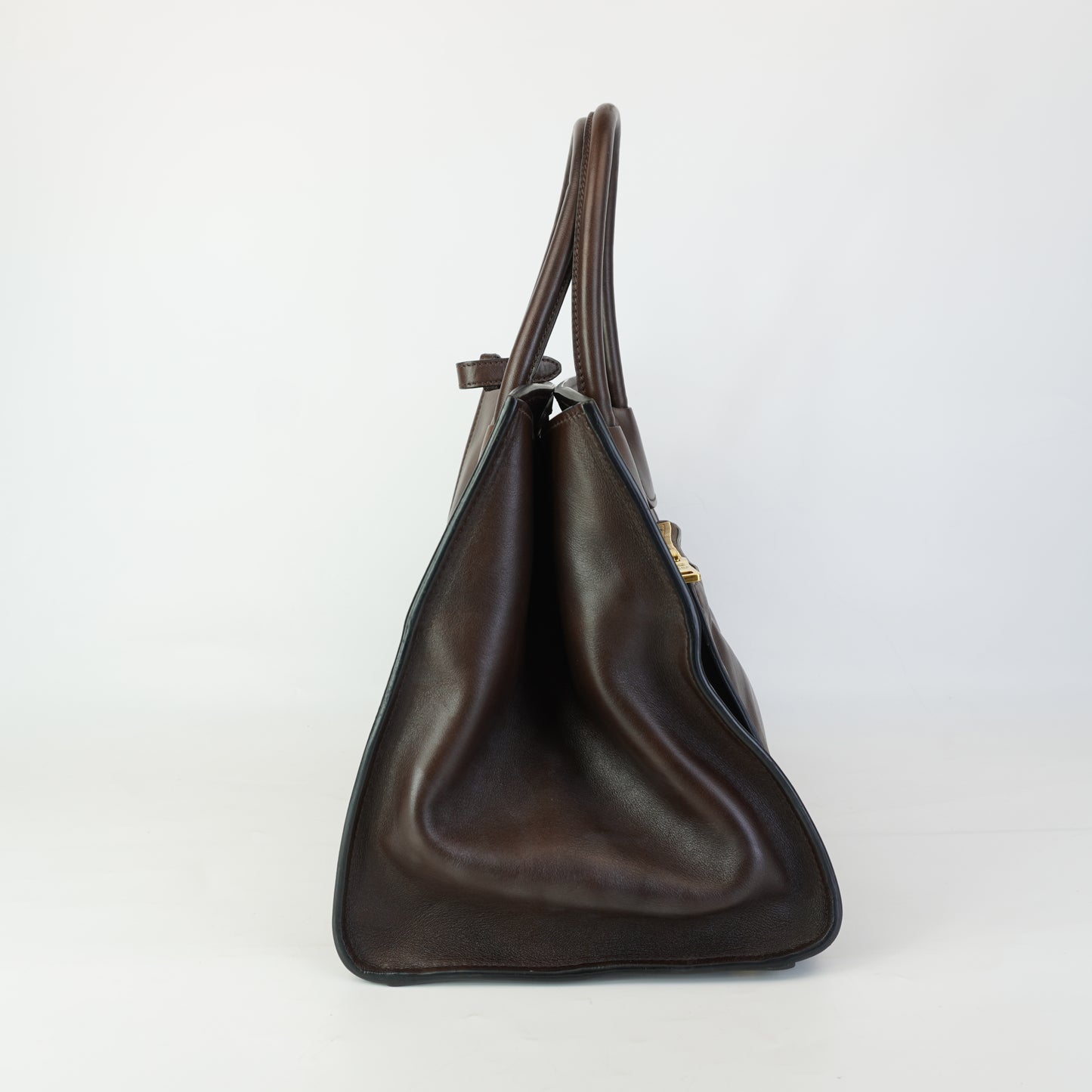 Prada Font Pocket Wing Convertible Tote GHW Medium