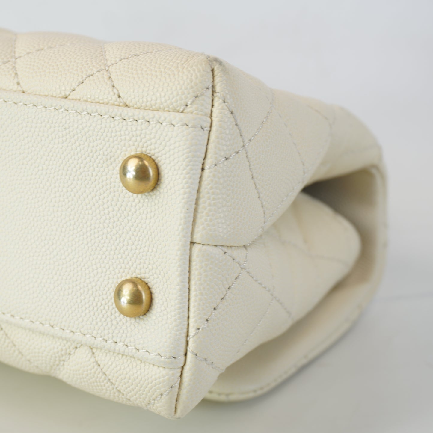 Chanel Coco Handle White