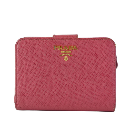 Prada Saffiano Zip-Around Wallet