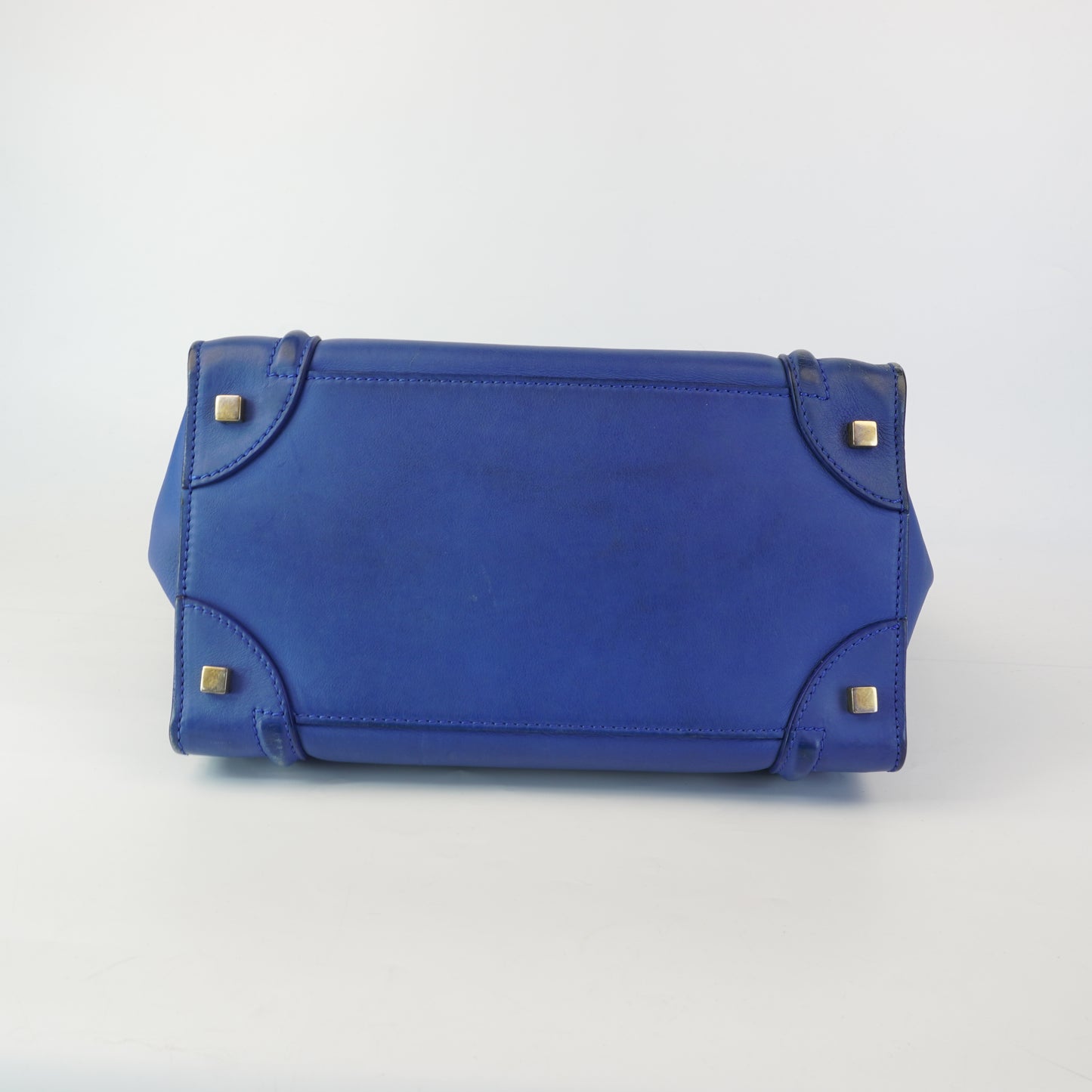 Celine Luggage Navy Grained