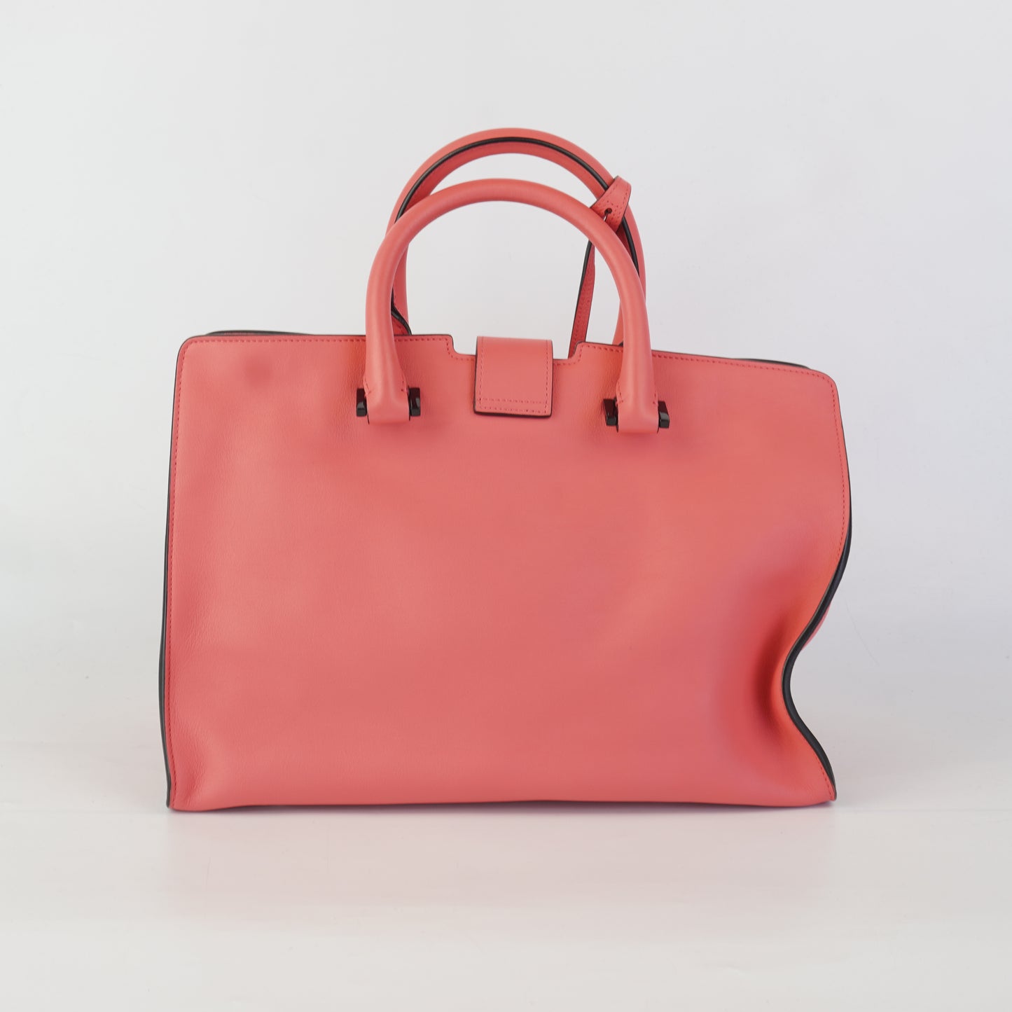 YSL	Baby Cavas Tote Bright Pink