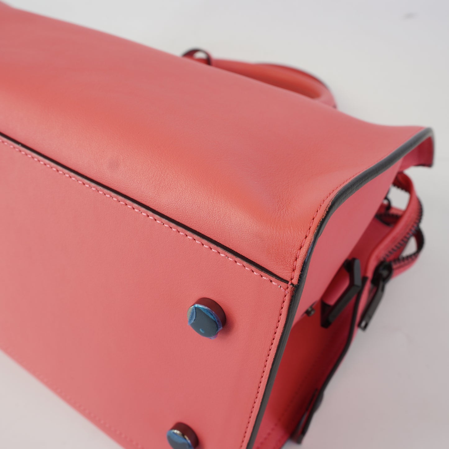 YSL	Baby Cavas Tote Bright Pink
