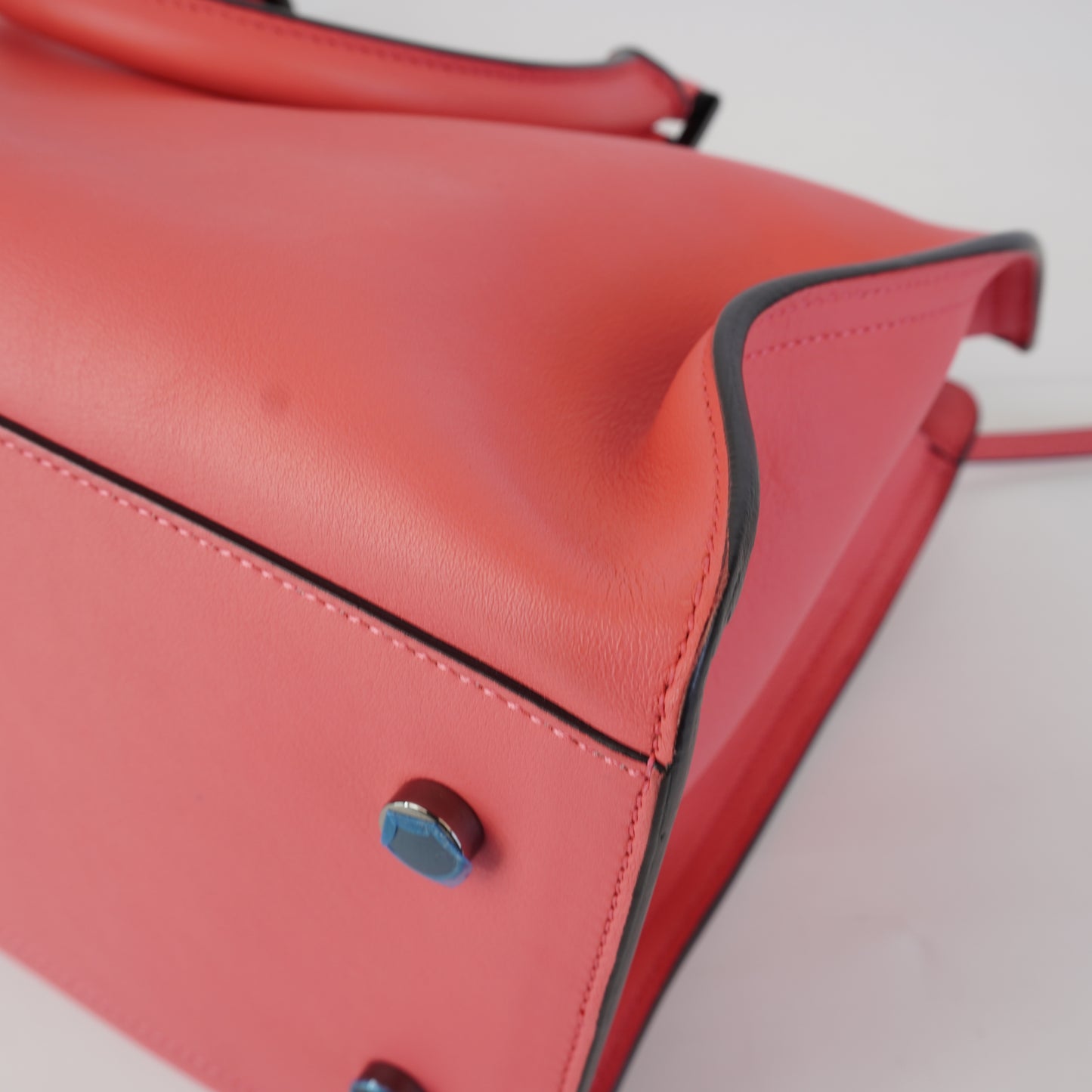 YSL	Baby Cavas Tote Bright Pink