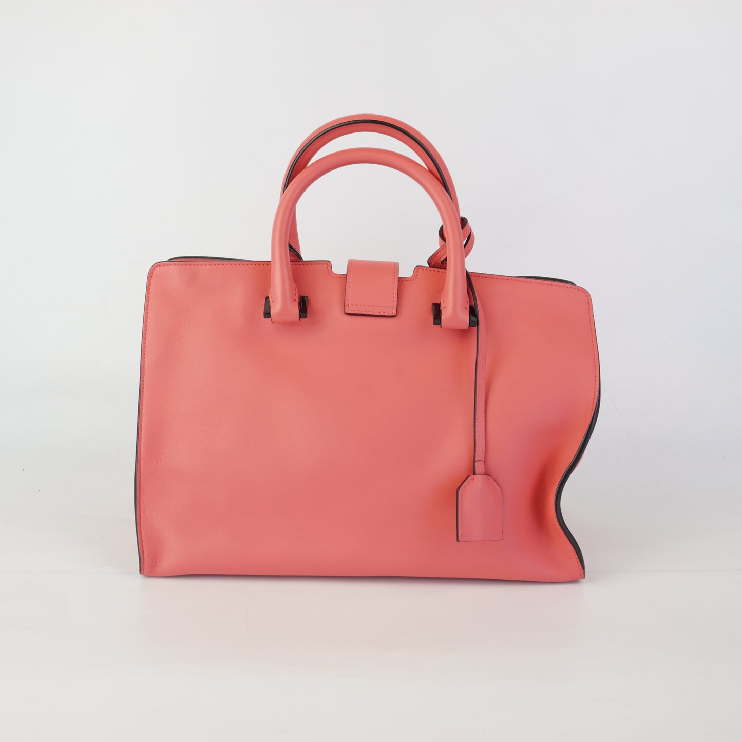 YSL	Baby Cavas Tote Bright Pink