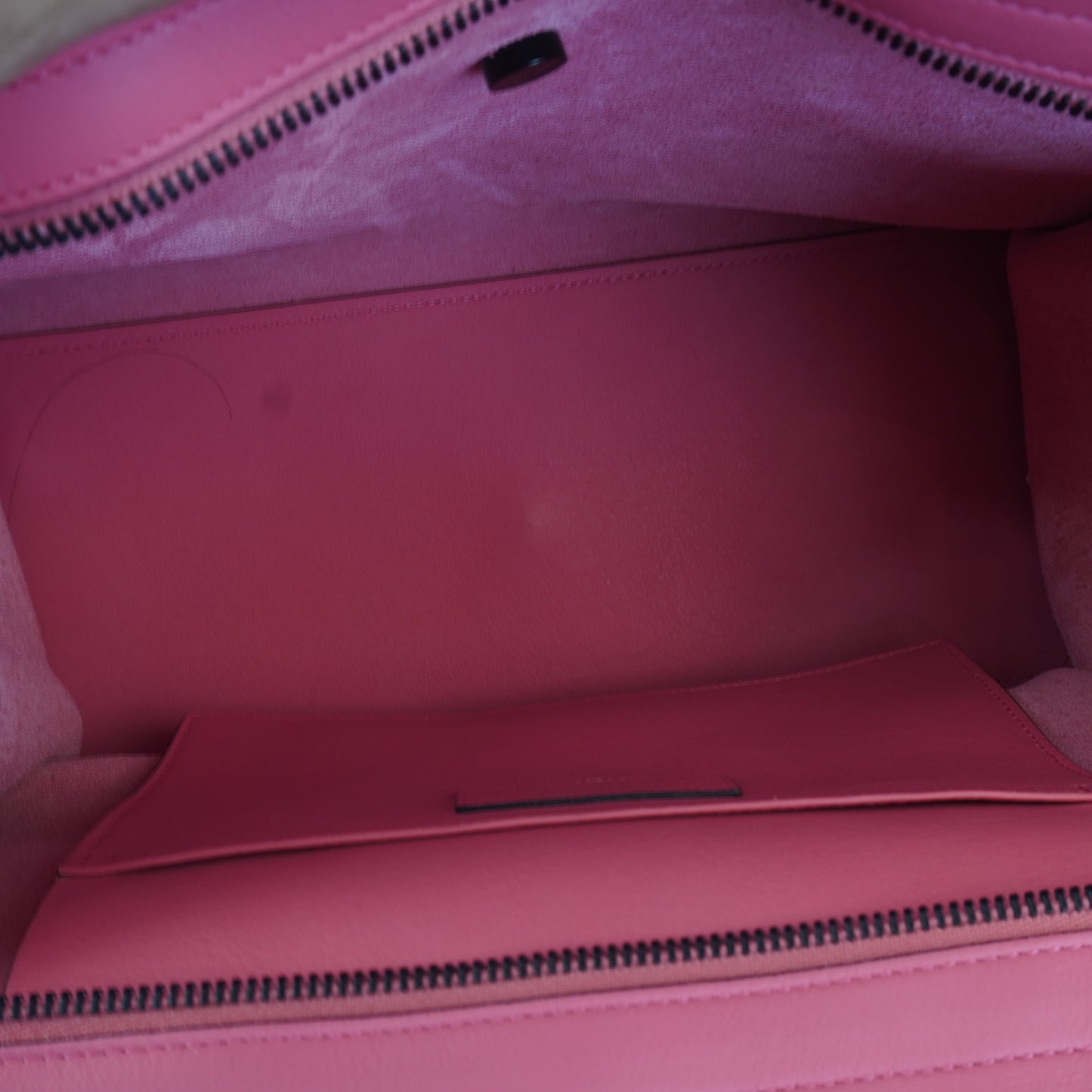 YSL	Baby Cavas Tote Bright Pink