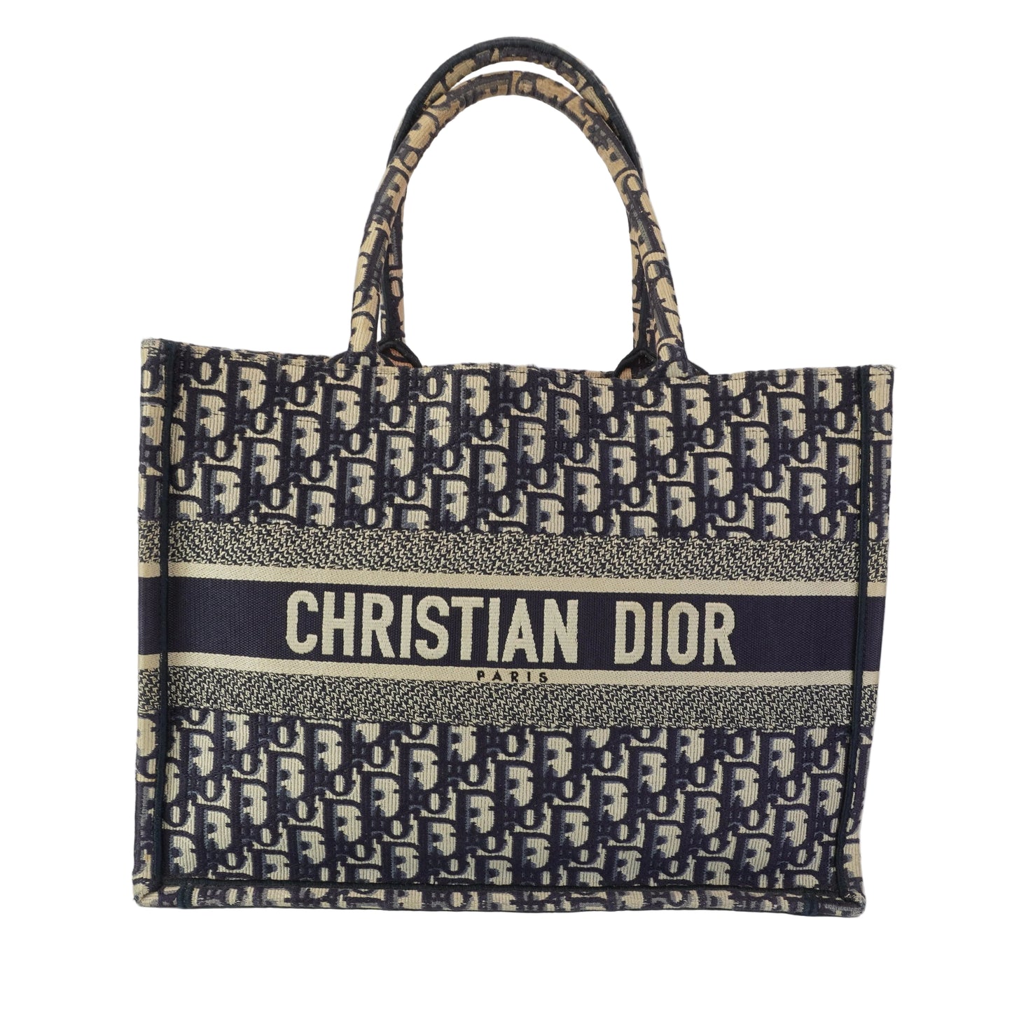 Dior	Book Tote Blue Oblique
