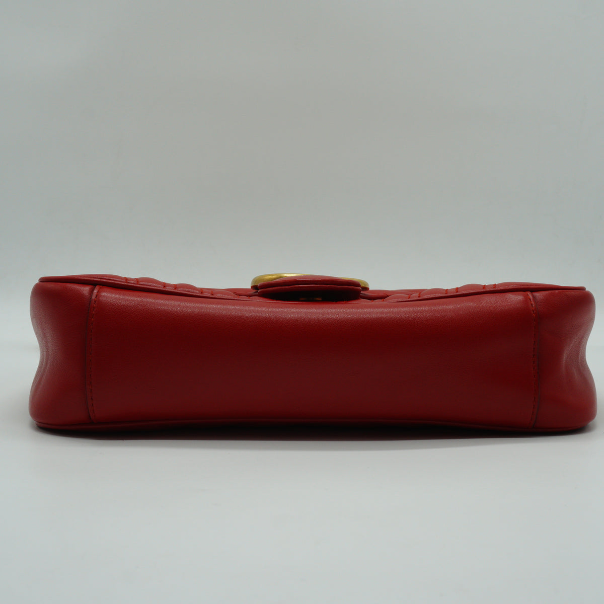 Gucci GG Marmont Shoulder Bag Medium Red GHW