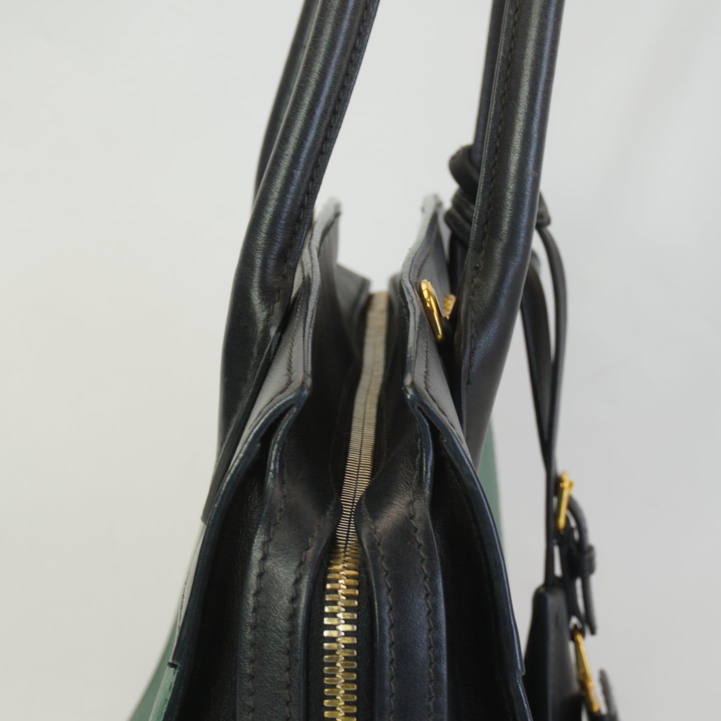Prada saffiano And City Calf Esplanade GHW Medium