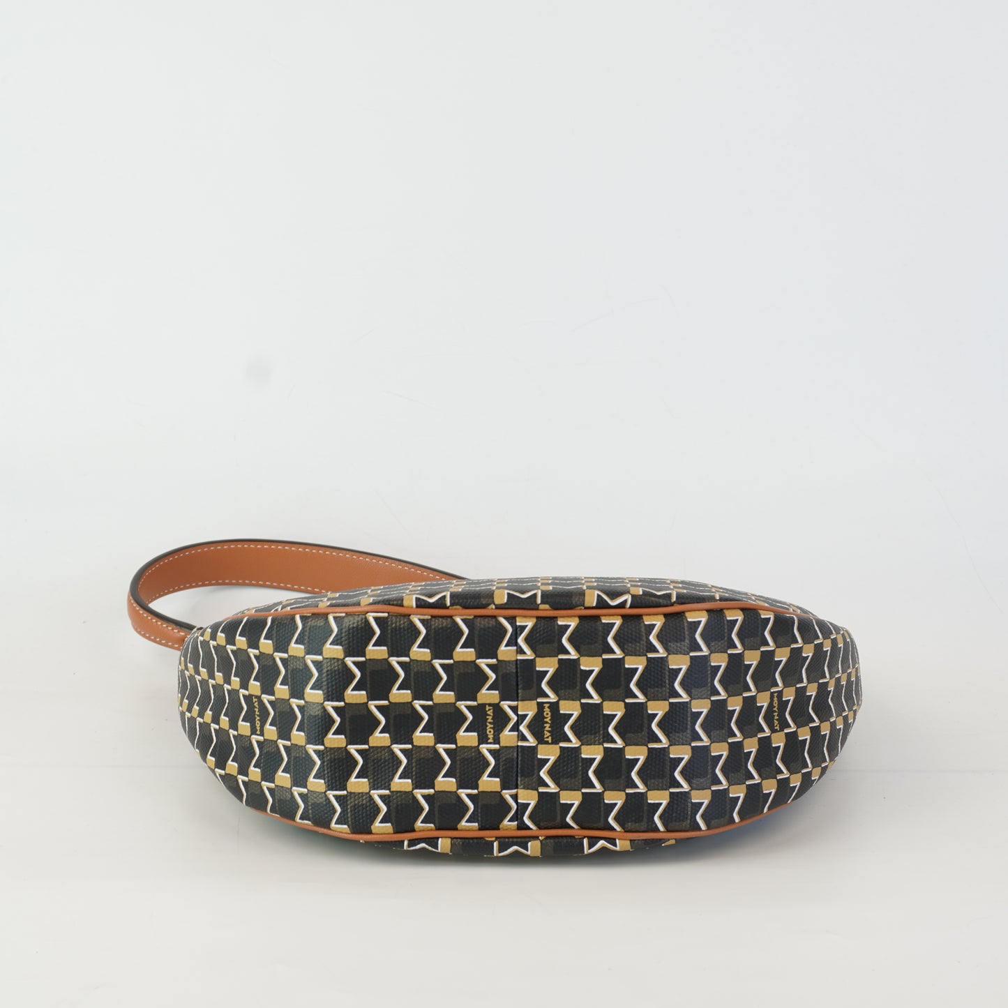 Moynat	M Hobo Black and Tan