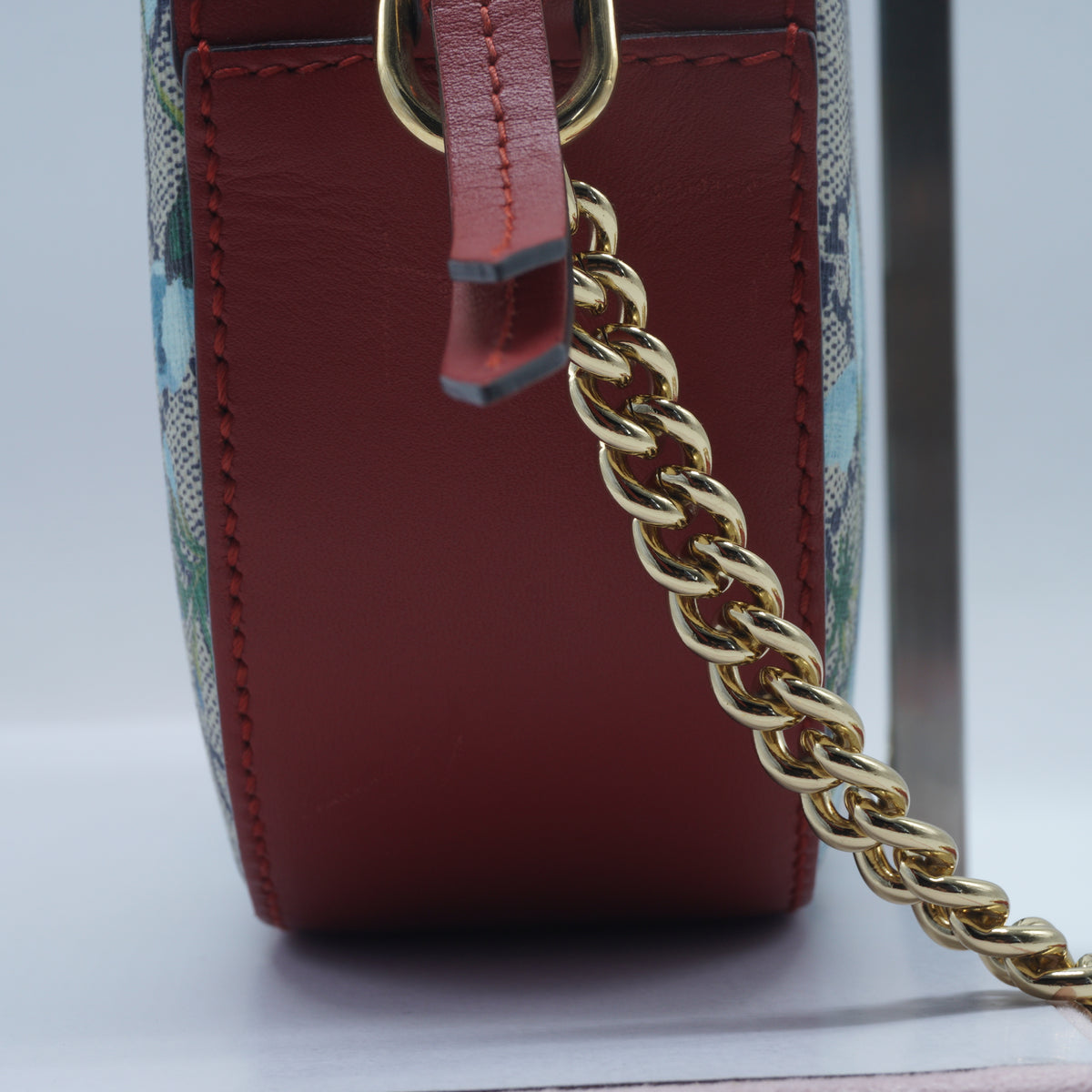 Gucci	GG Supreme Small Monogram Blooms/ Red GHW