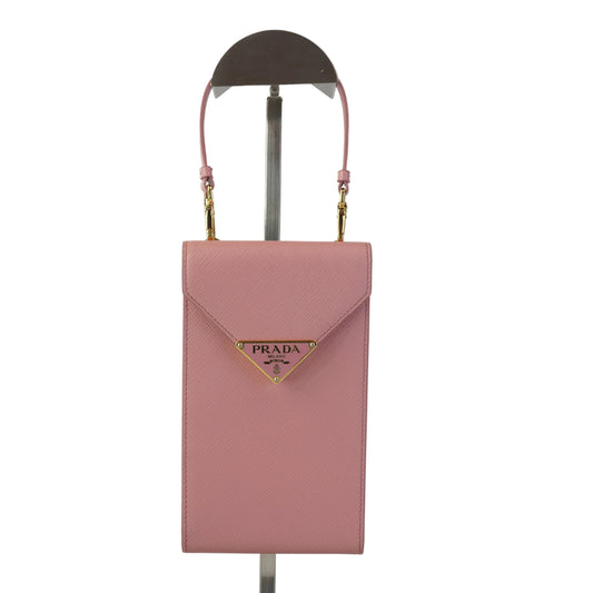 Prada Saffiano Mini Bag Gold Chain