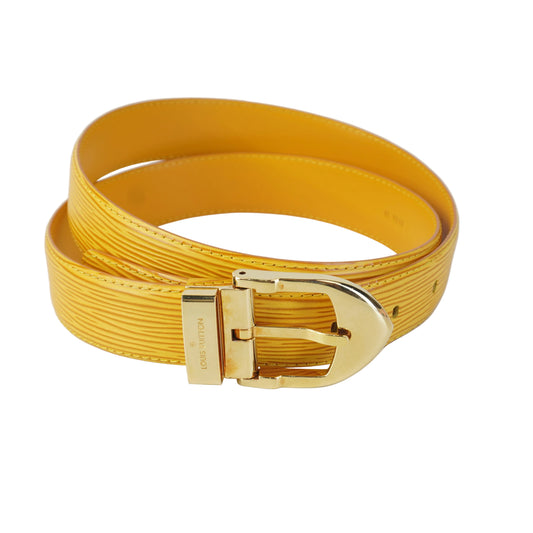 Louis Vuitton	Ceinture Classic Belt Tassil Yellow Epi