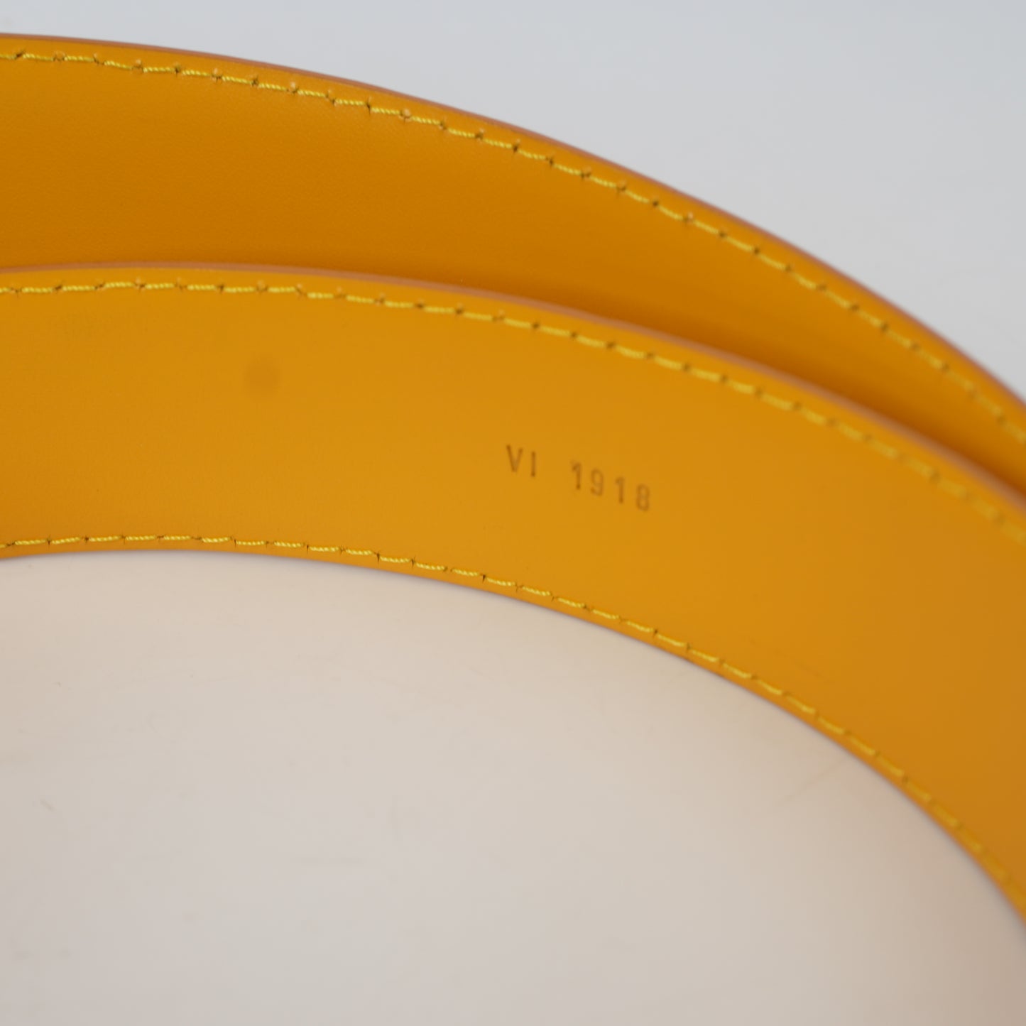 Louis Vuitton	Ceinture Classic Belt Tassil Yellow Epi