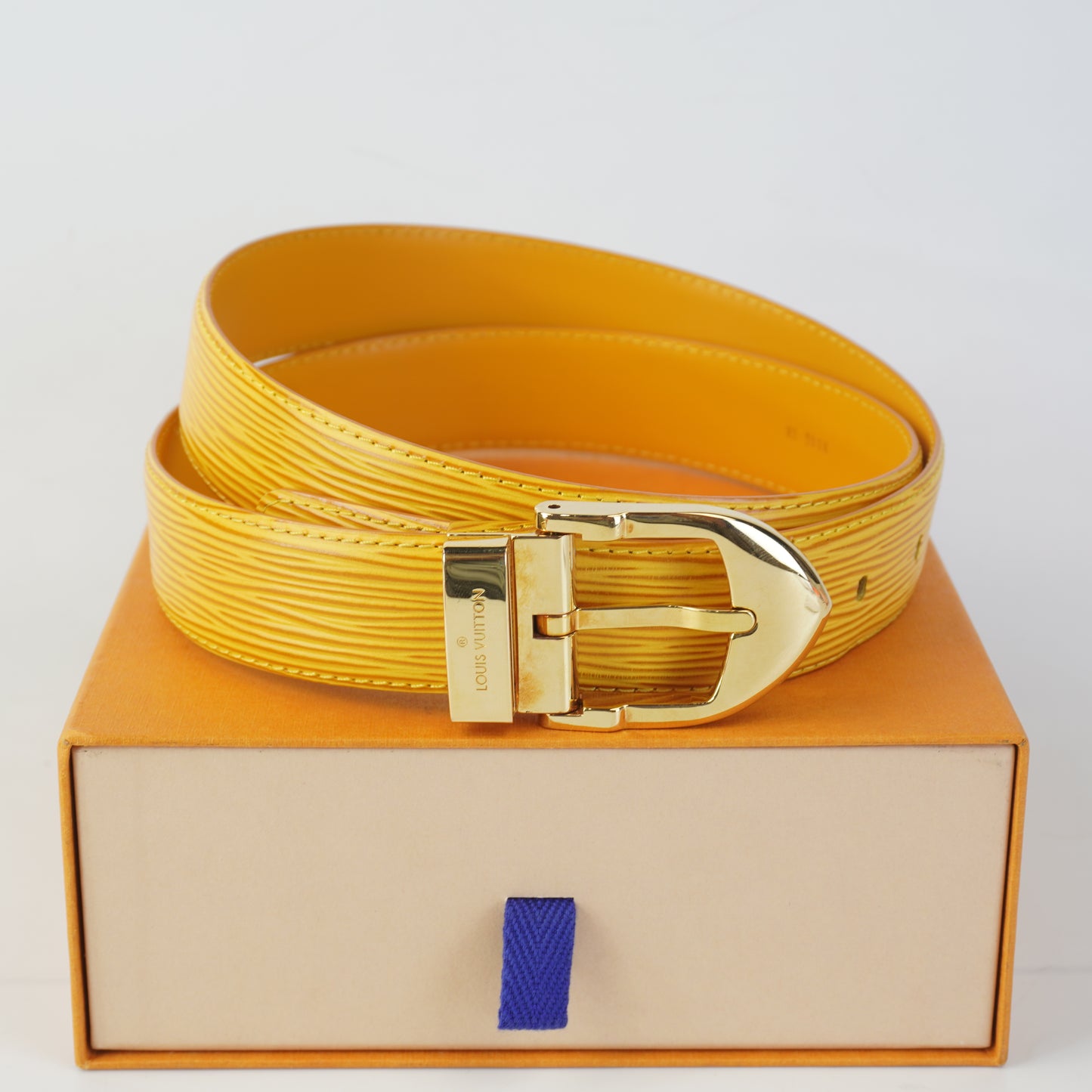 Louis Vuitton	Ceinture Classic Belt Tassil Yellow Epi