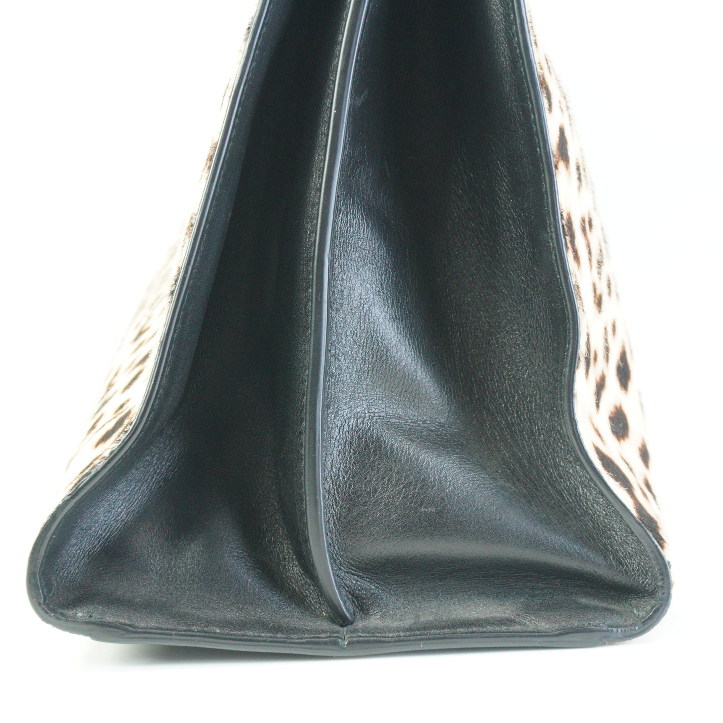 Gucci Bamboo  Calfhair Nymphaea Bag GHW Large