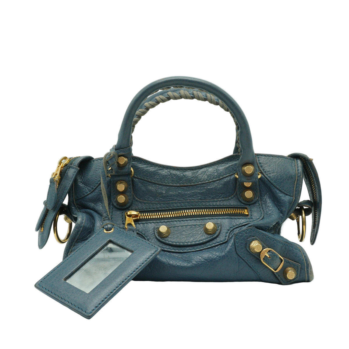 Balenciaga	Classic City bag blue GHW
