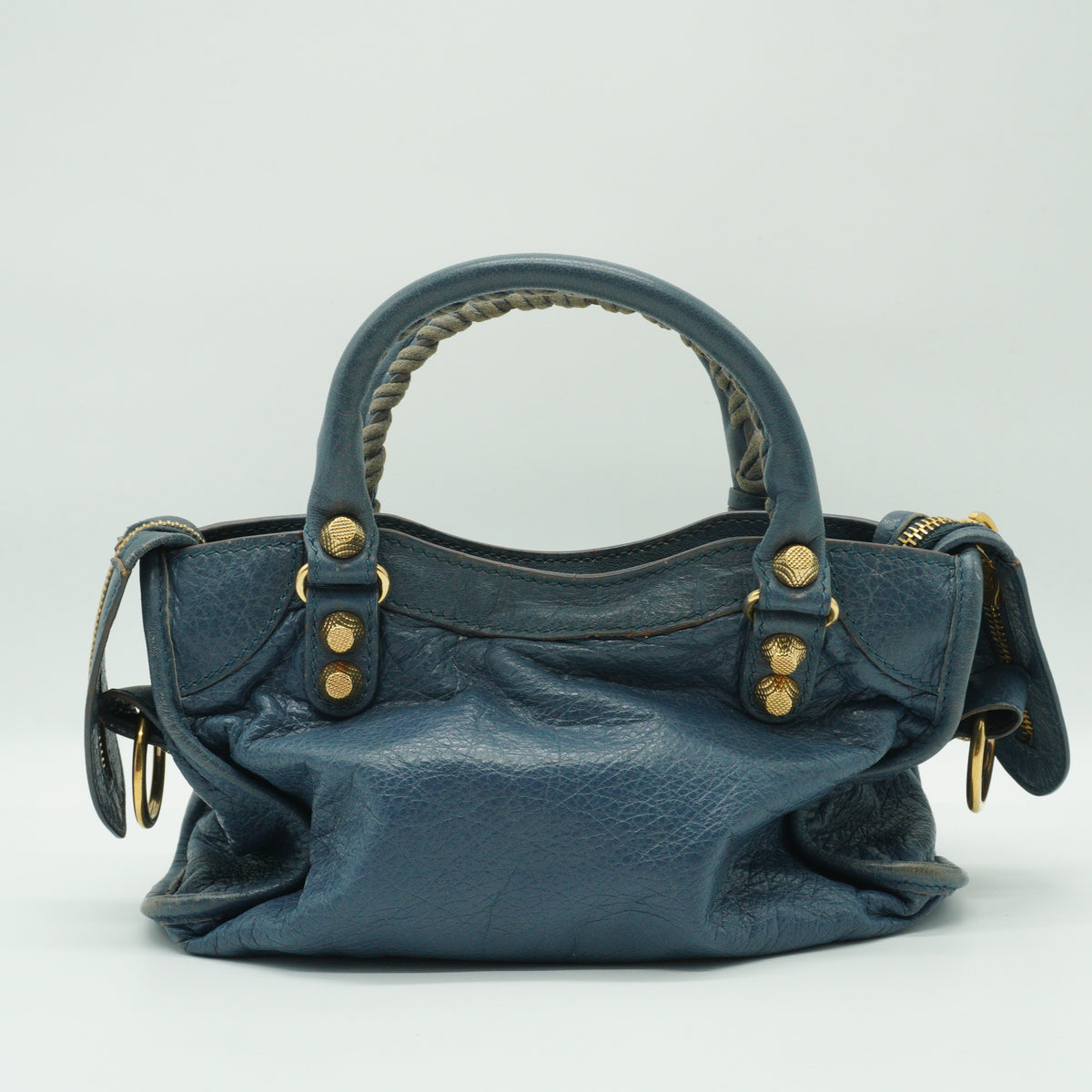 Balenciaga	Classic City bag blue GHW