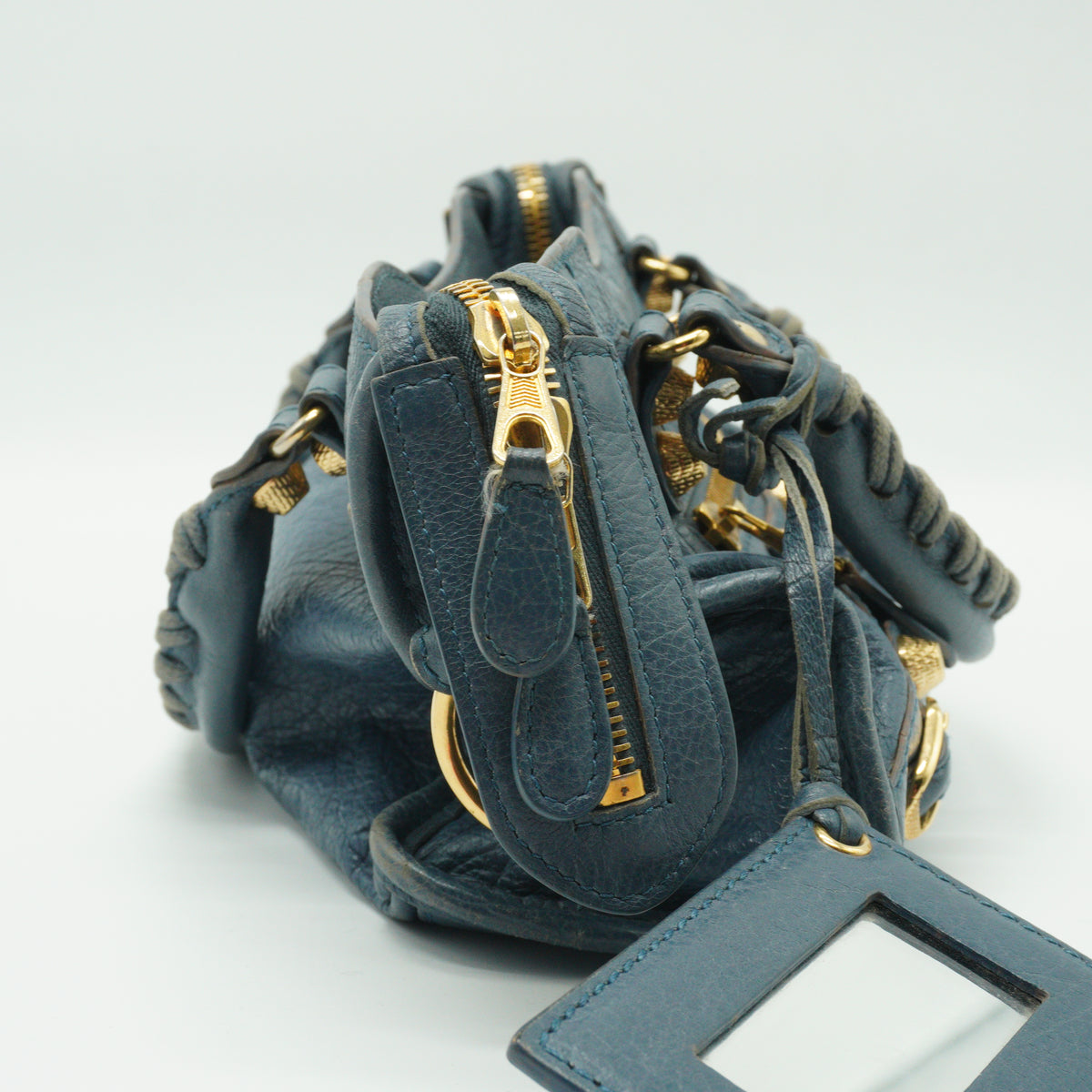Balenciaga	Classic City bag blue GHW