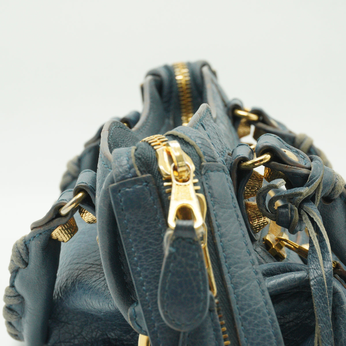 Balenciaga	Classic City bag blue GHW