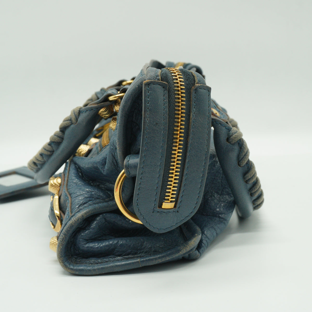 Balenciaga	Classic City bag blue GHW