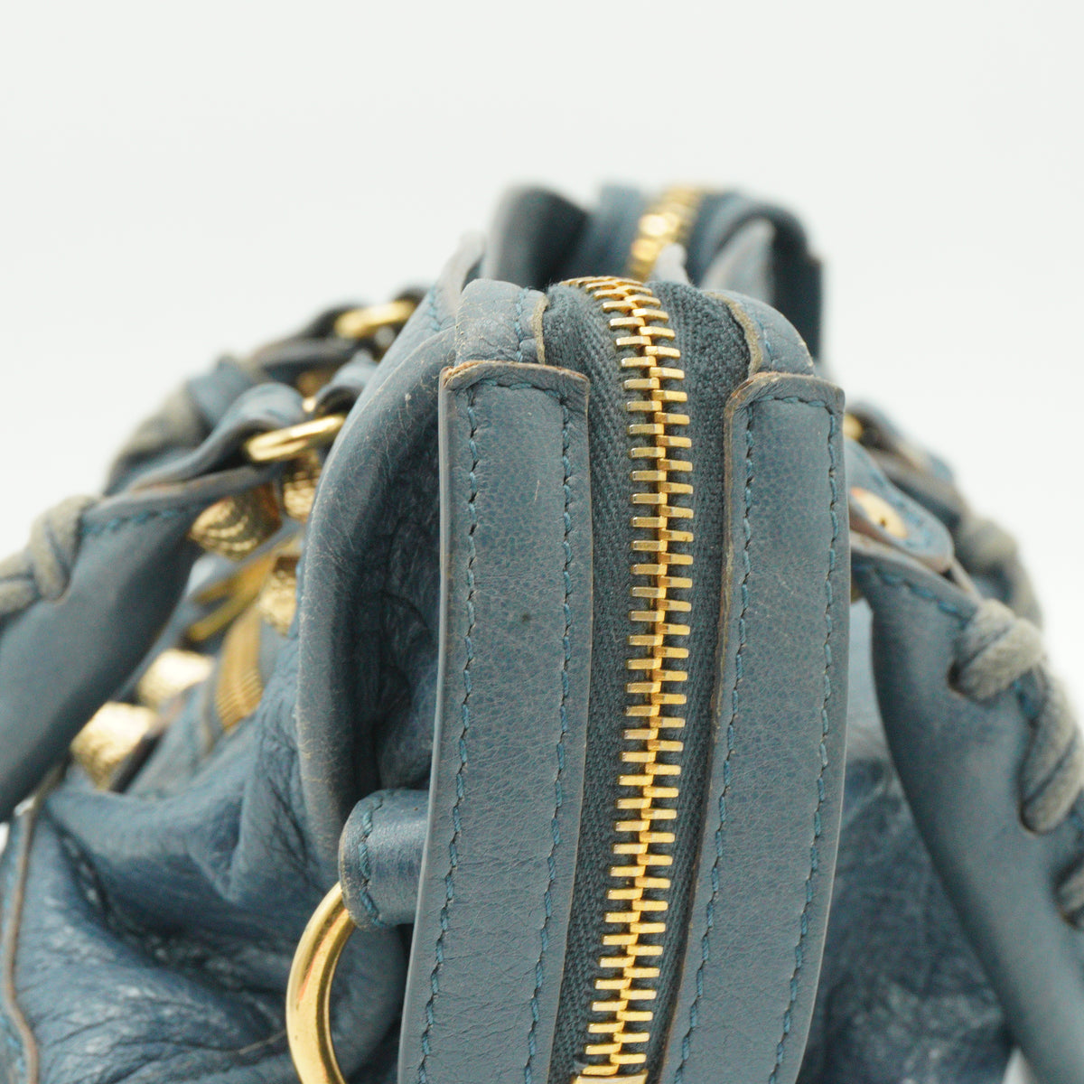 Balenciaga	Classic City bag blue GHW