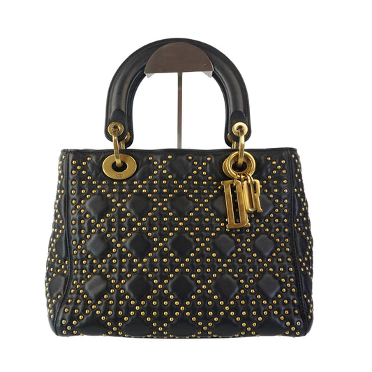 Dior	Studded Supple LD Satchel Black