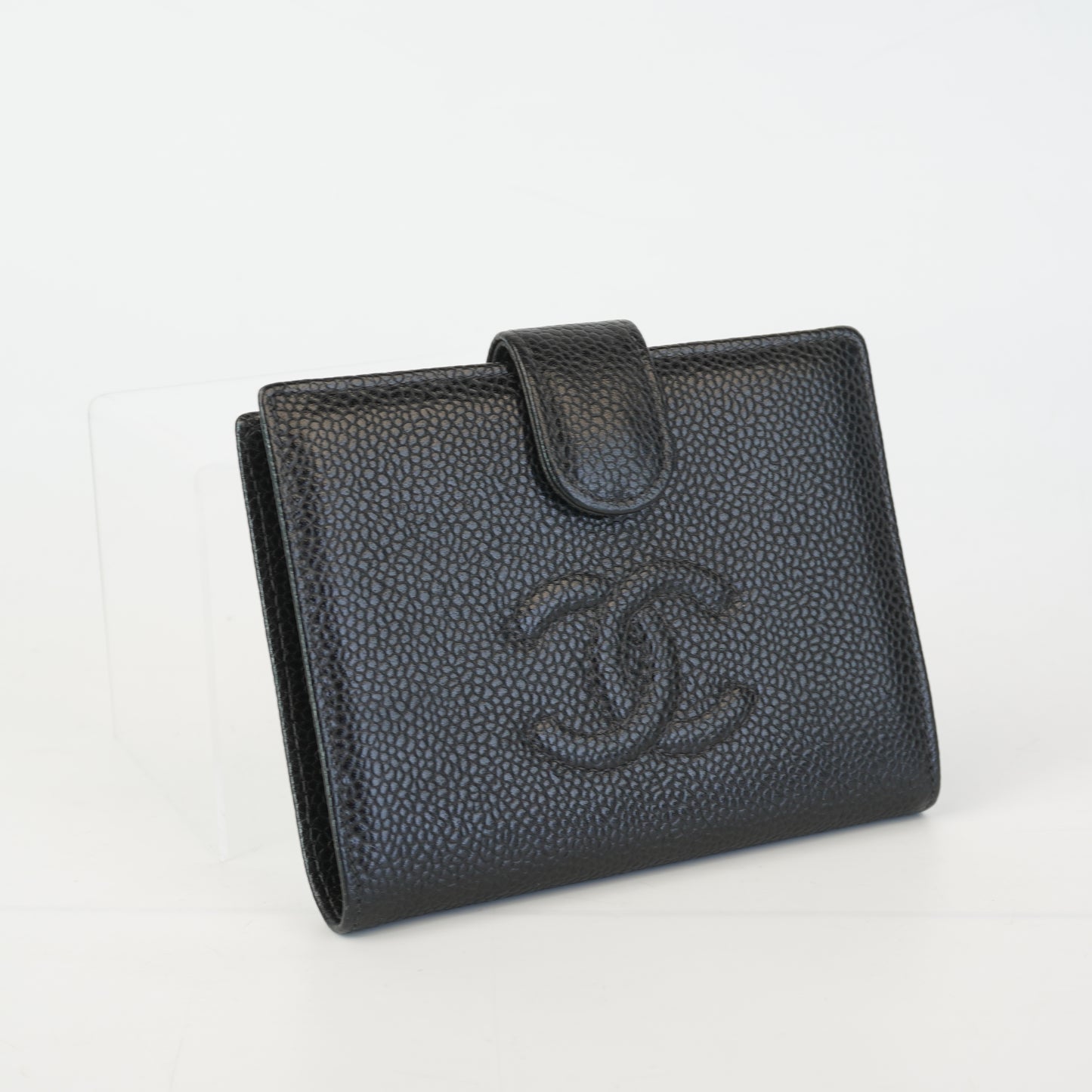 Chanel Quilted Cavier Bifold Wallet
