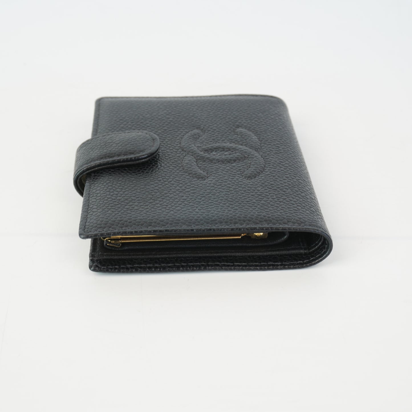 Chanel Quilted Cavier Bifold Wallet