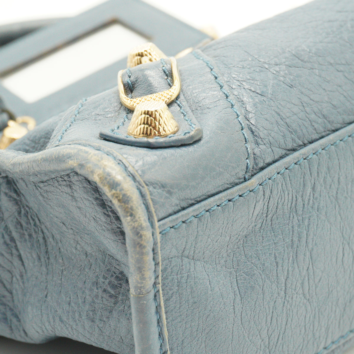 Balenciaga	Classic City bag blue GHW