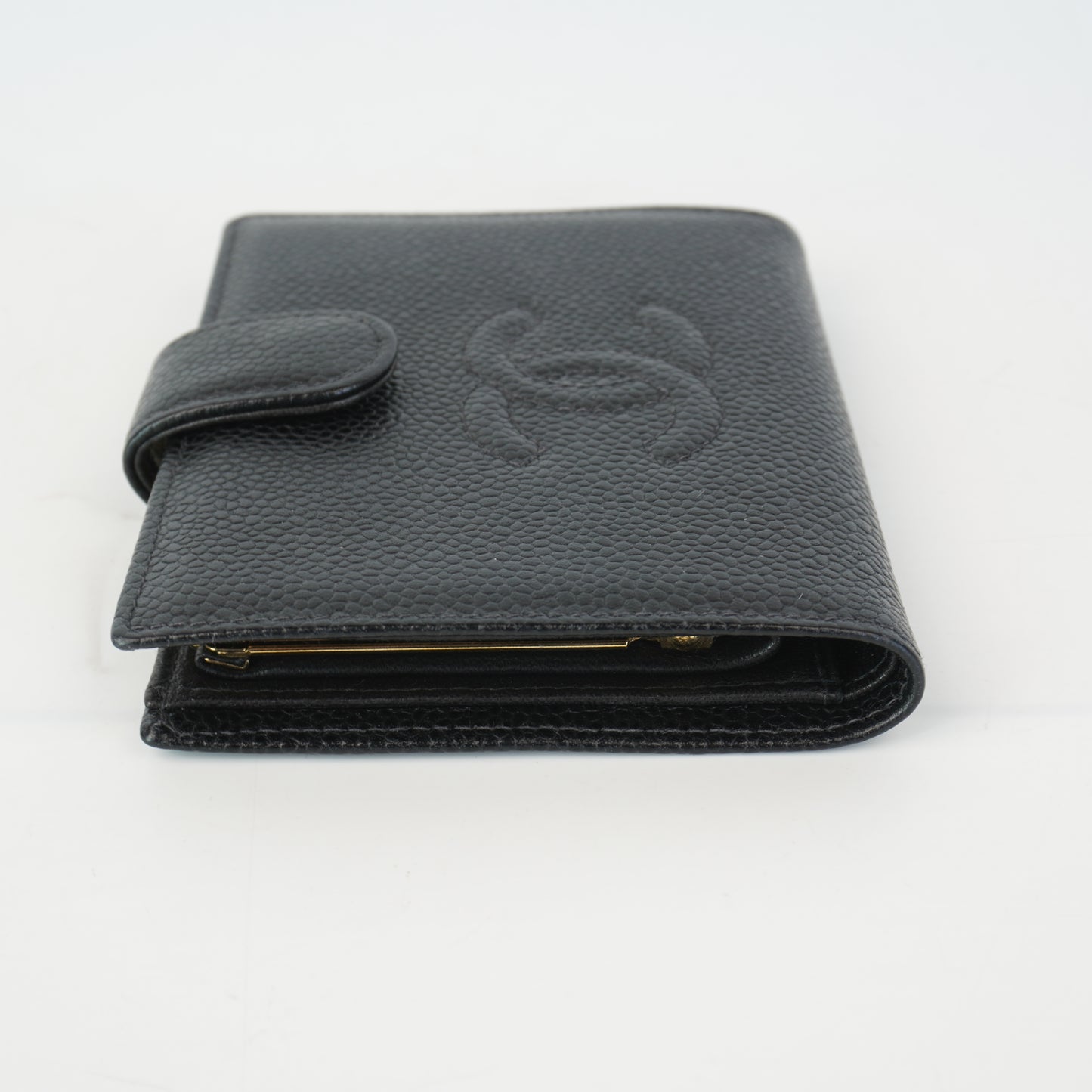 Chanel Quilted Cavier Bifold Wallet