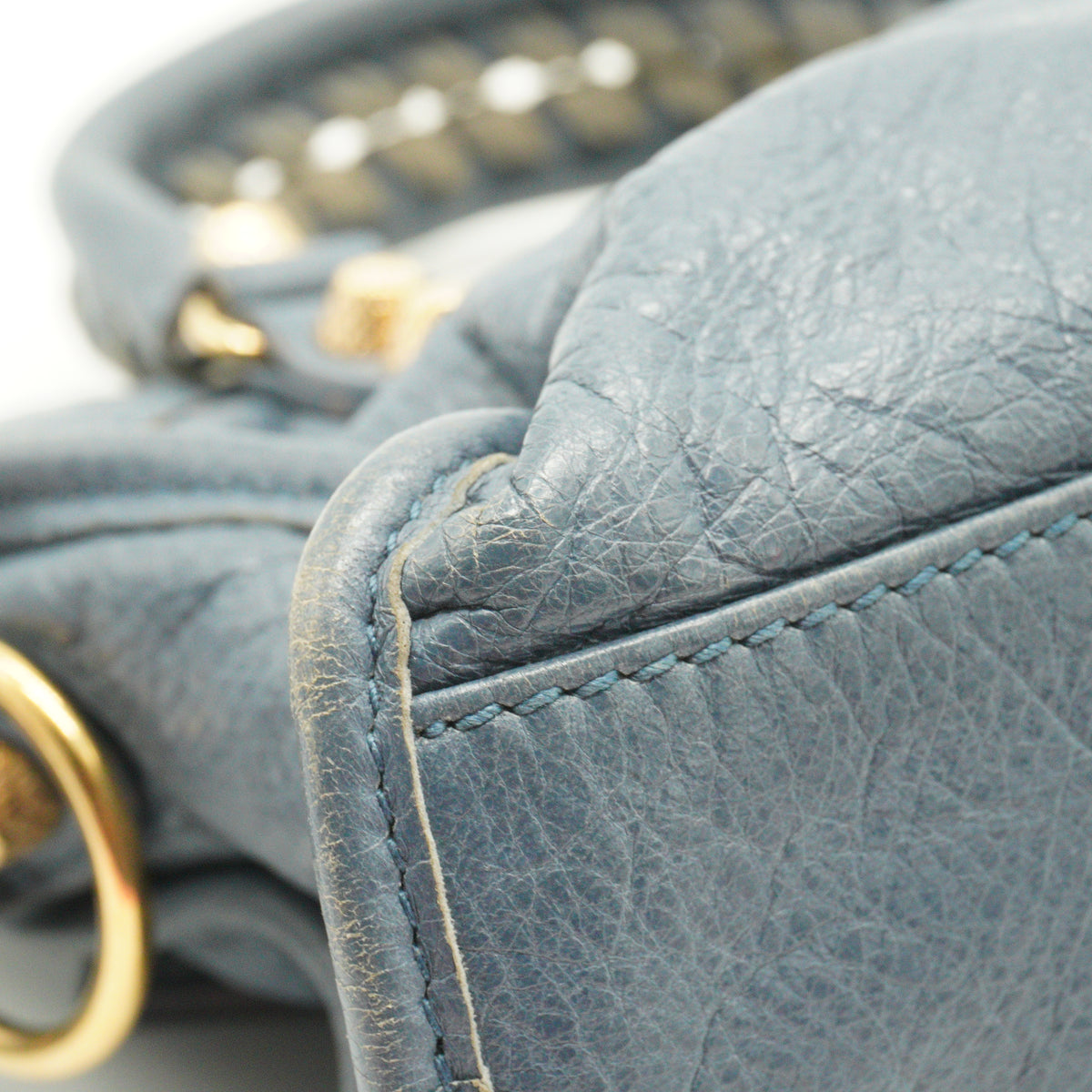 Balenciaga	Classic City bag blue GHW
