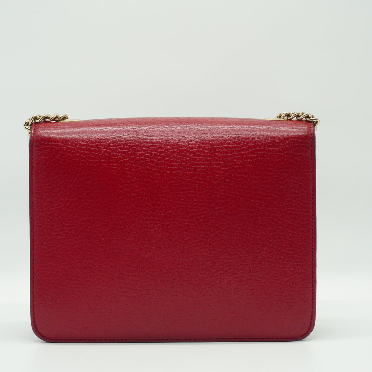 Gucci	Dollar Interlocking GG Small Calfskin Red GHW