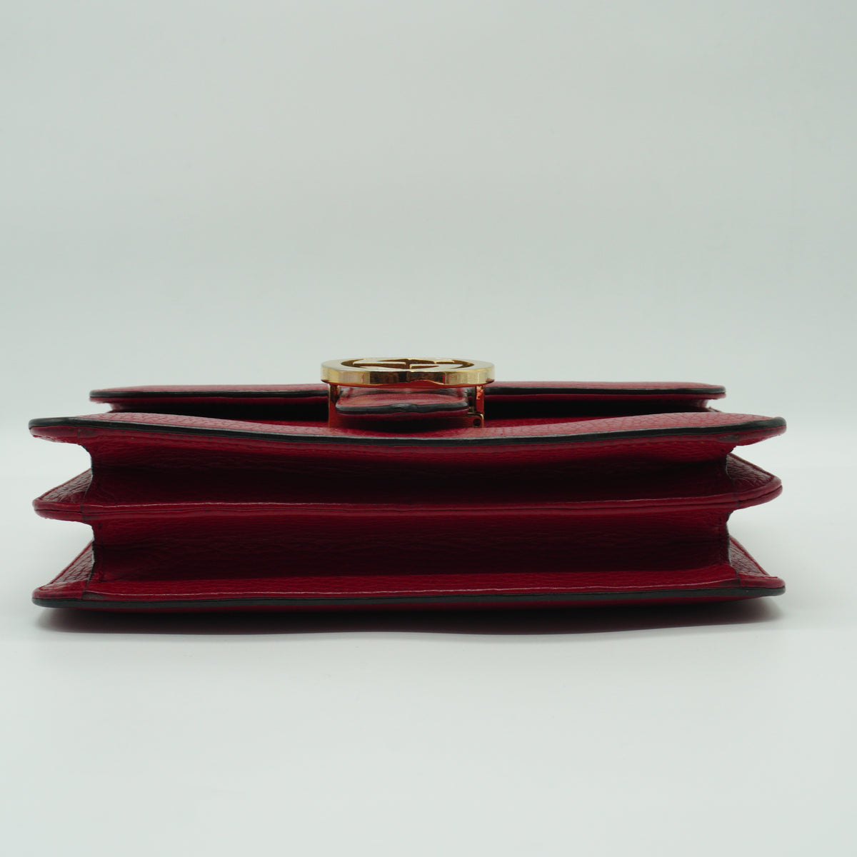 Gucci	Dollar Interlocking GG Small Calfskin Red GHW