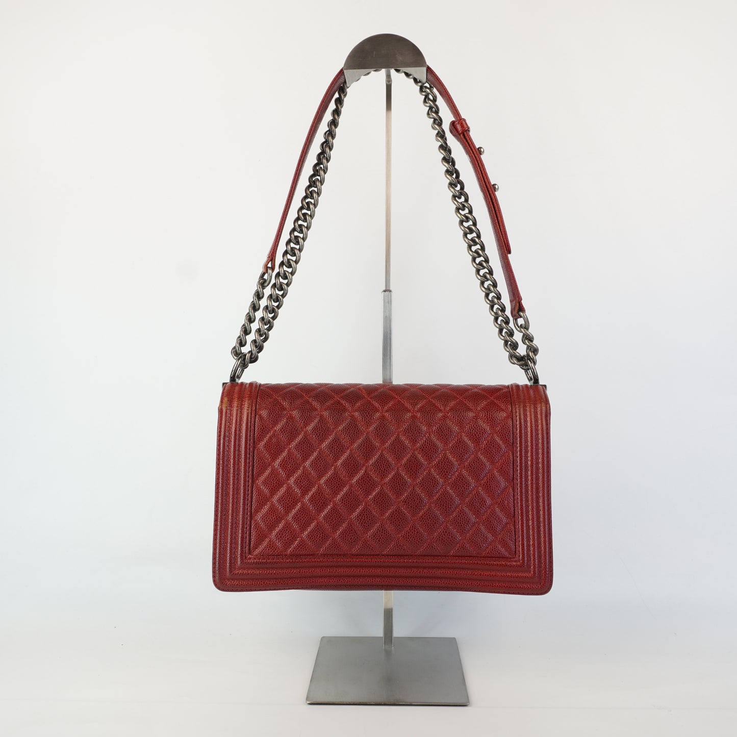 Chanel Le Boy Bag Dark Red