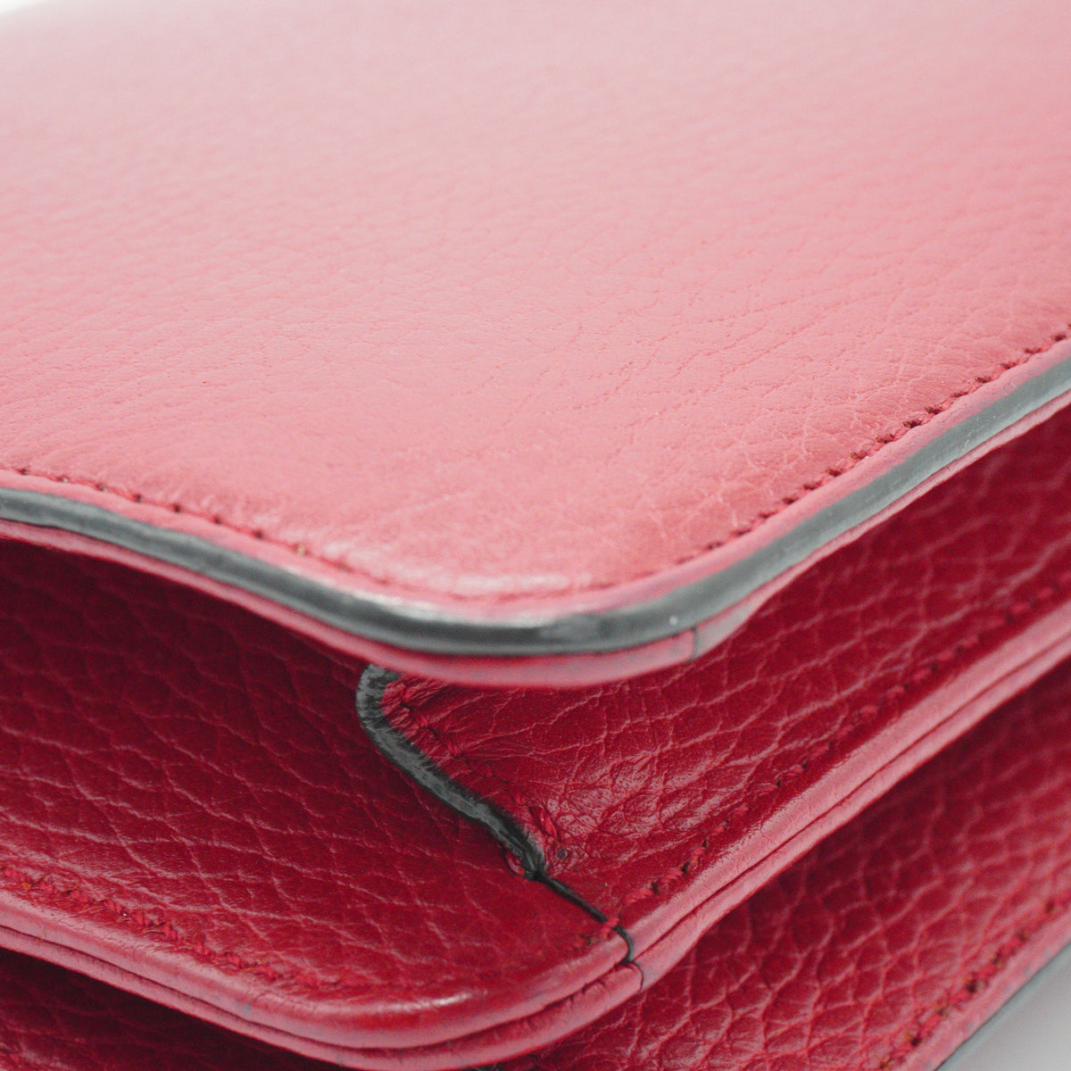 Gucci	Dollar Interlocking GG Small Calfskin Red GHW