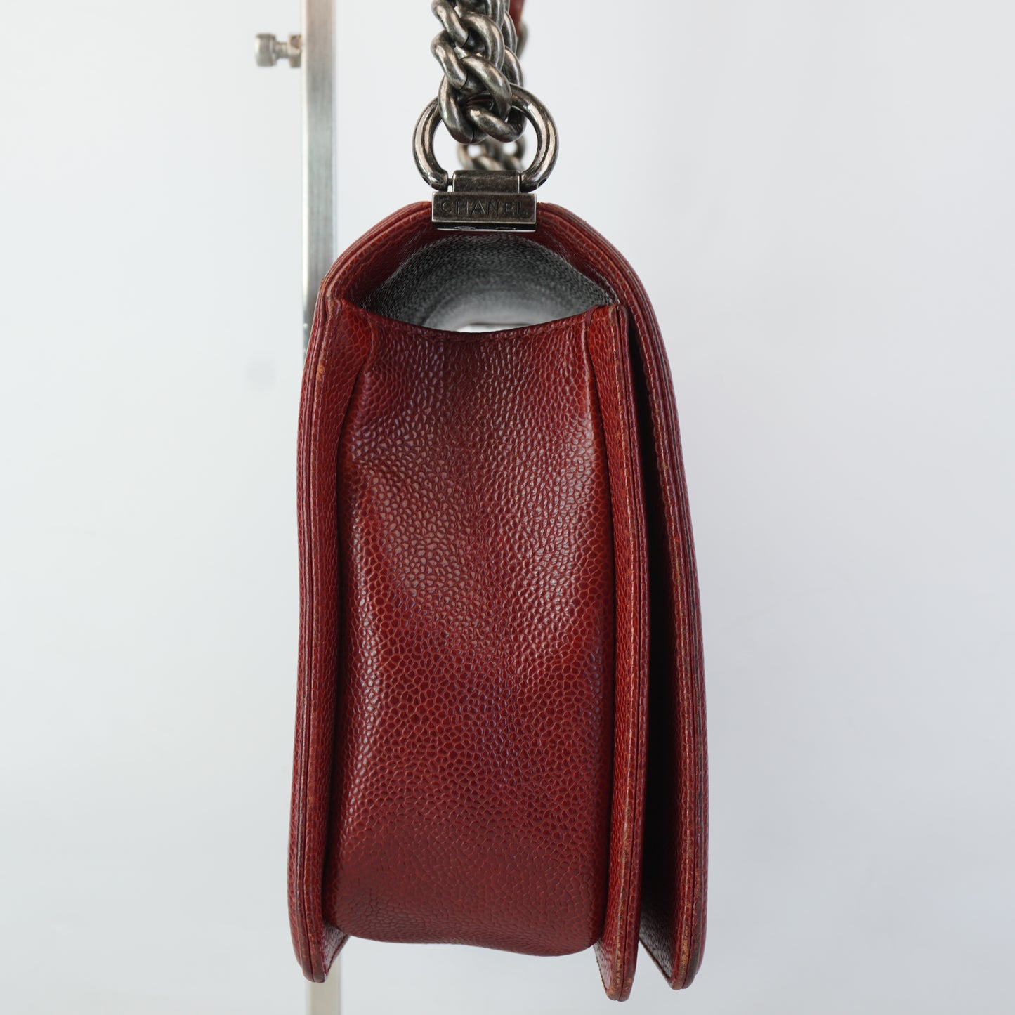 Chanel Le Boy Bag Dark Red
