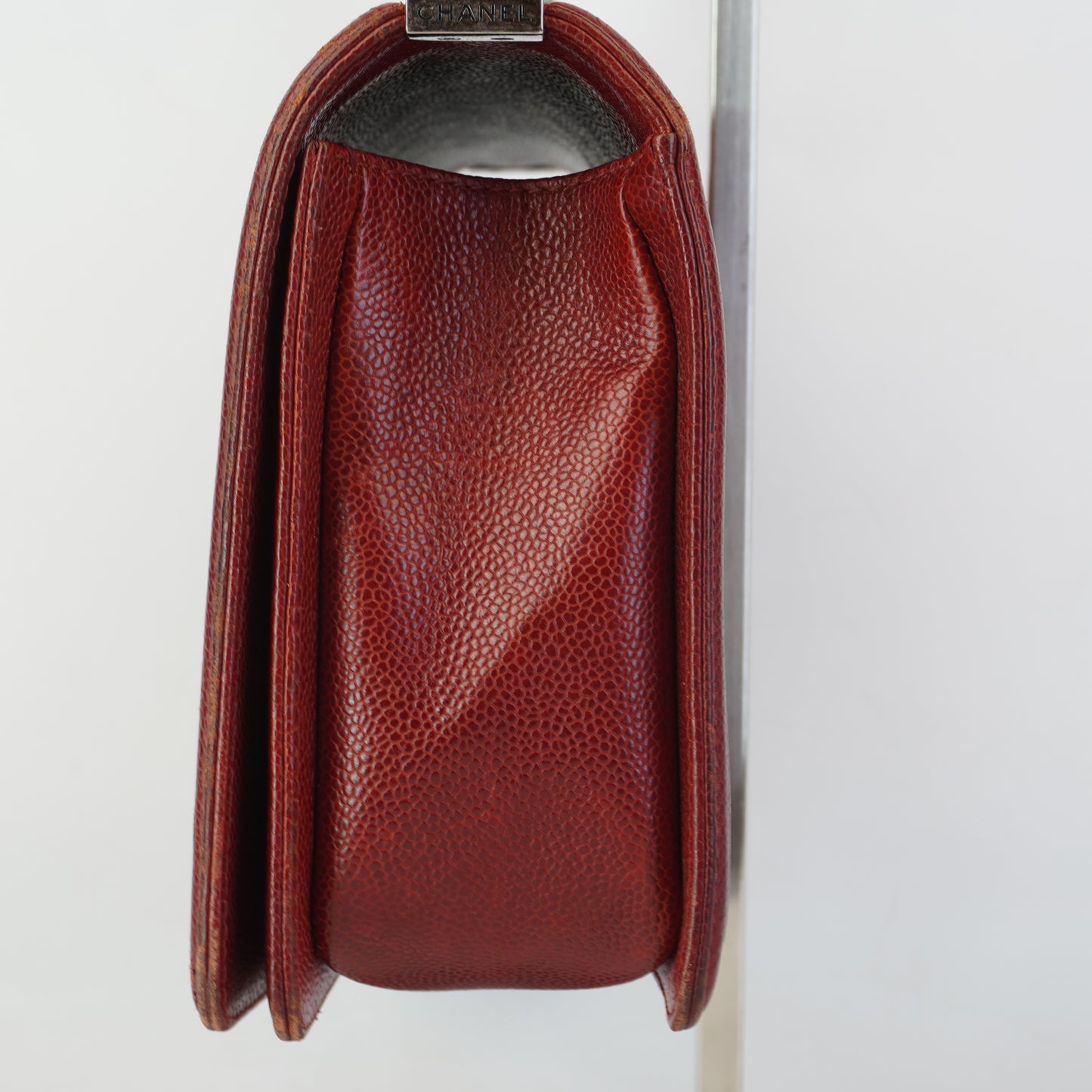 Chanel Le Boy Bag Dark Red