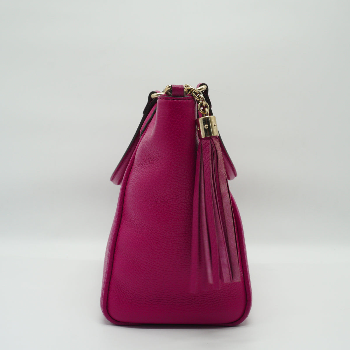Gucci	Soho Cellarius Satchel fuchsia pink GHW