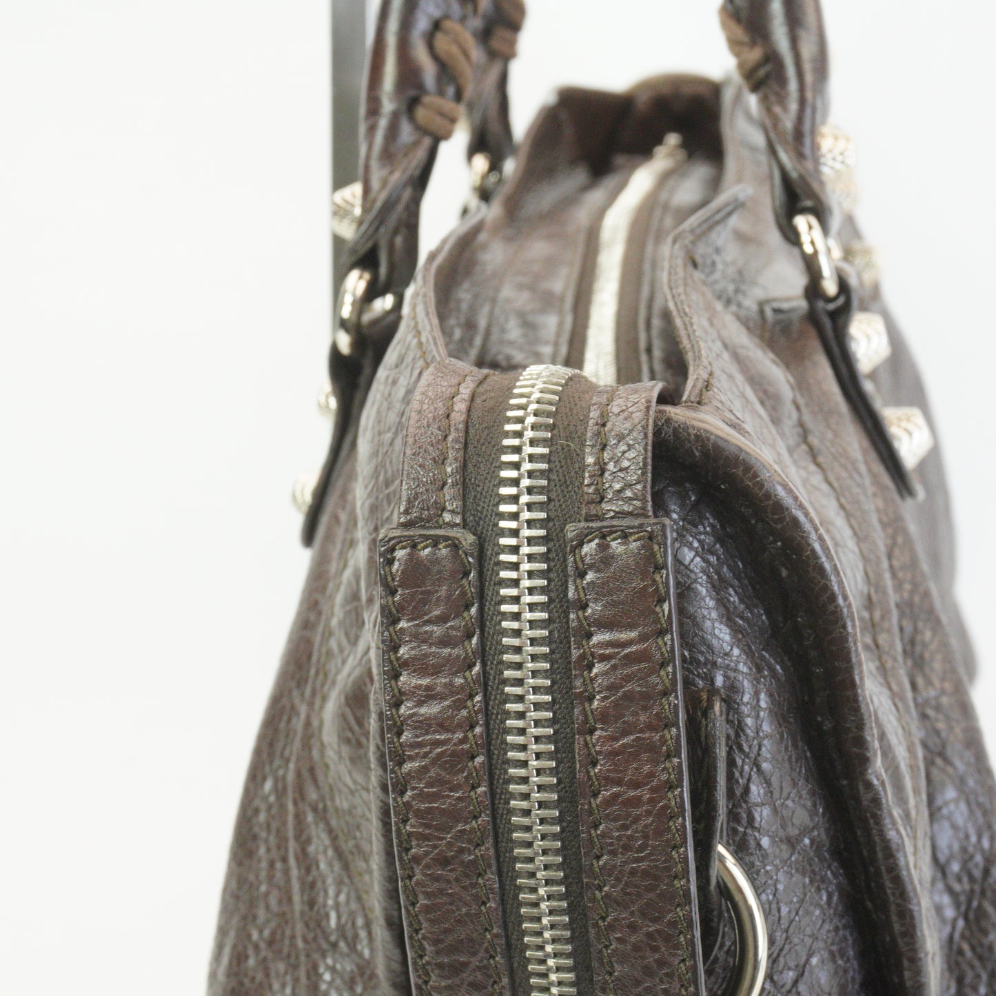 Balenciaga Classic City Bag  Brown SHW Large