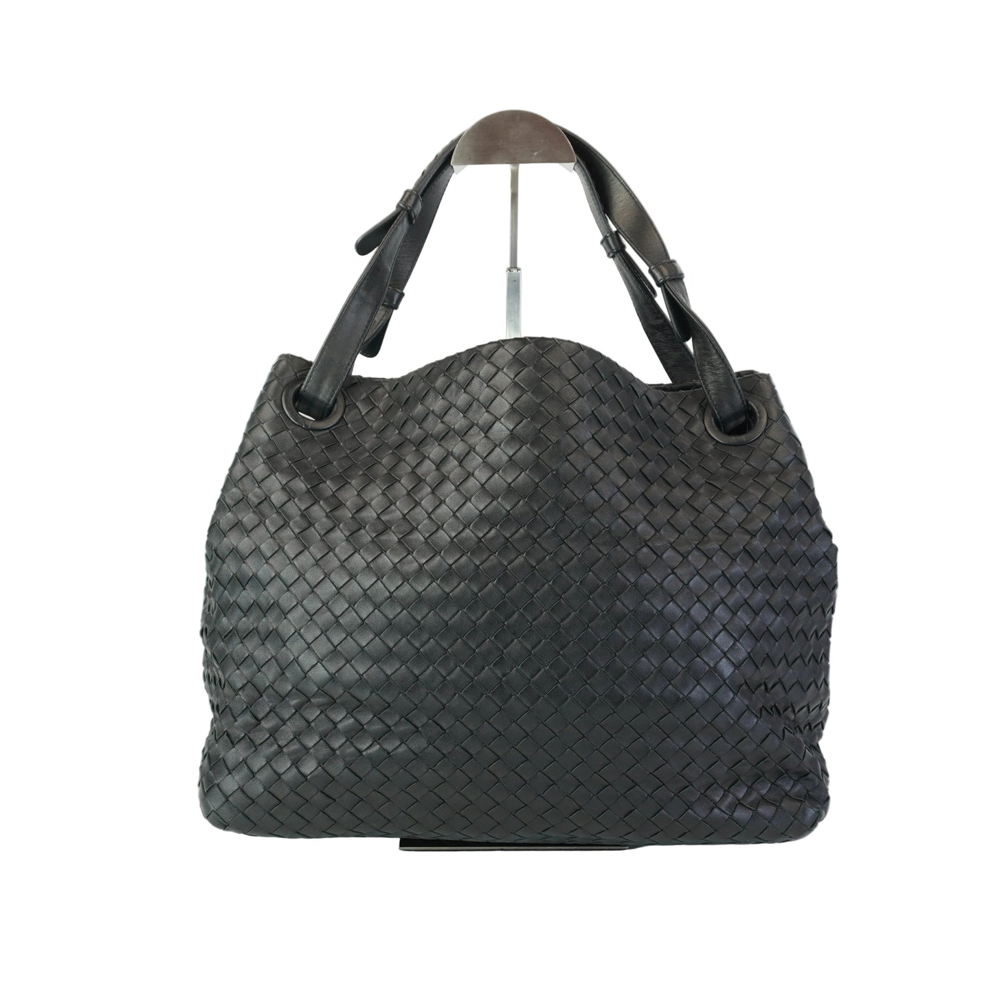 Bottega Veneta Intrecciato Garda Tote Black